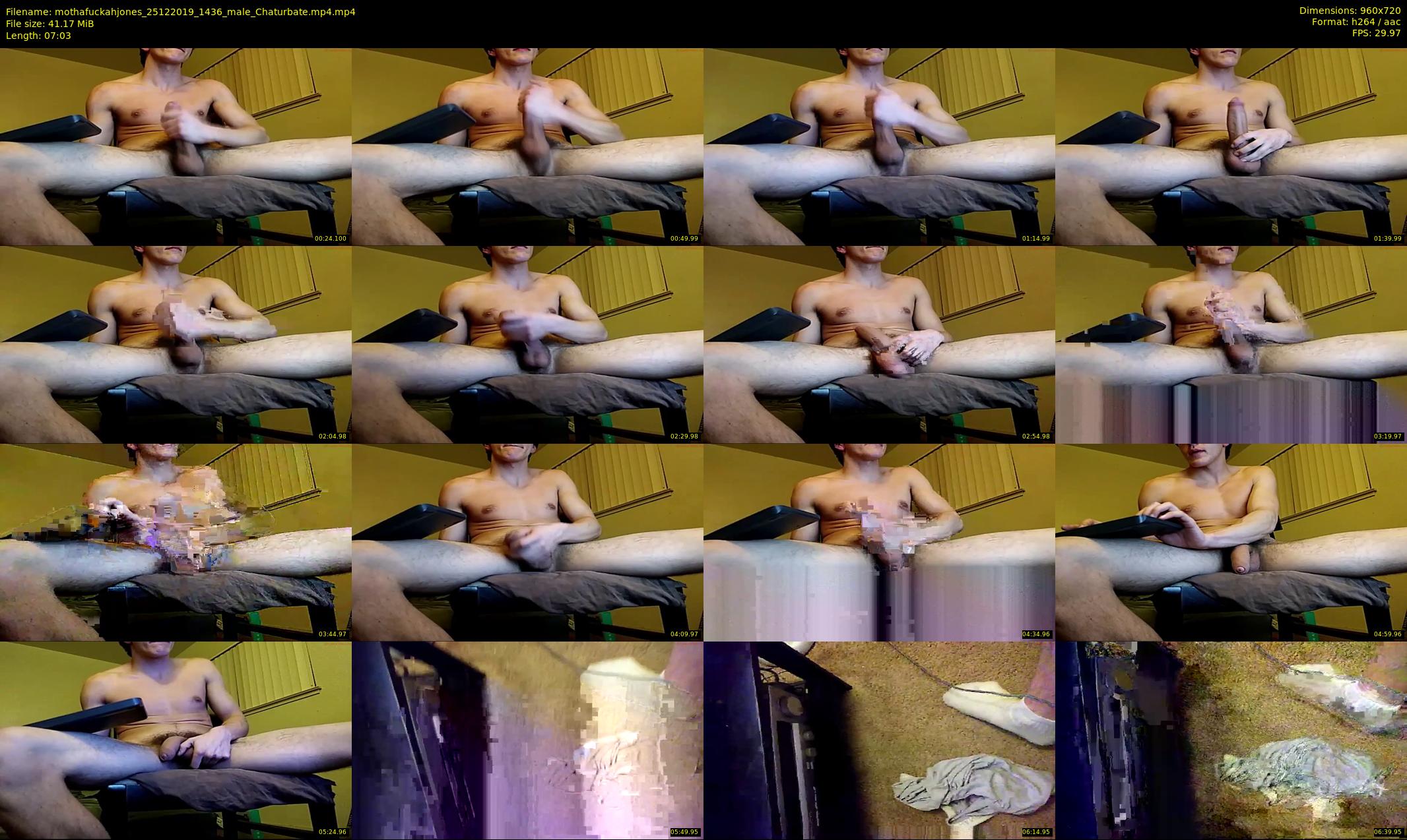 mothafuckahjones — 8 minute Chaturbate male cam show recording, 720p, Dec 25, 2019