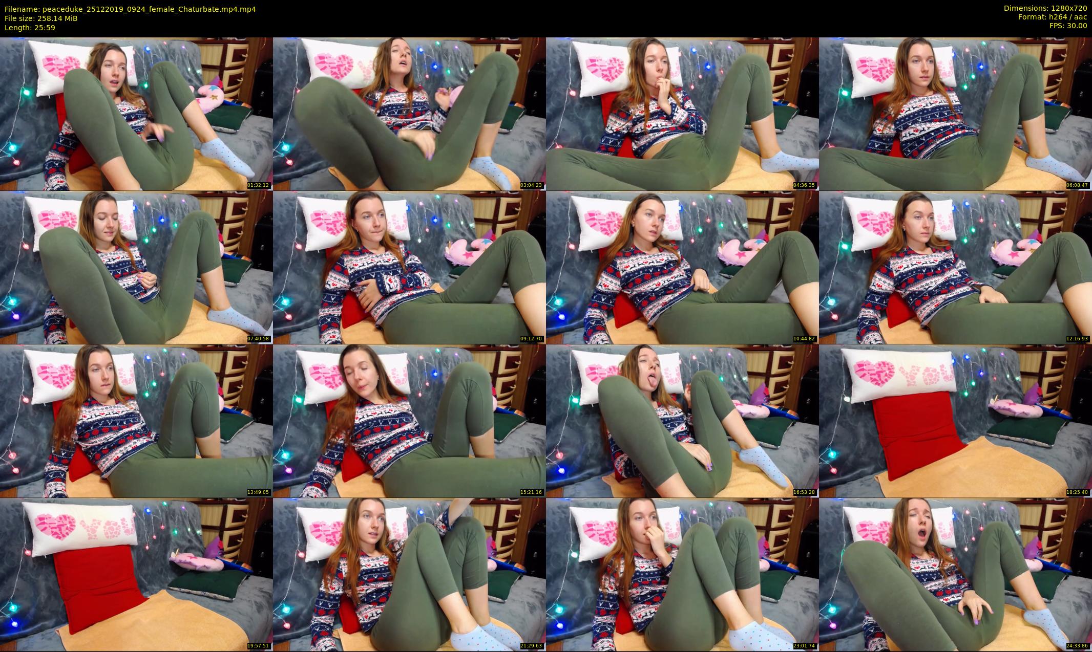 peaceduke — 26 minute Chaturbate female cam show recording, 720p, Dec 25, 2019