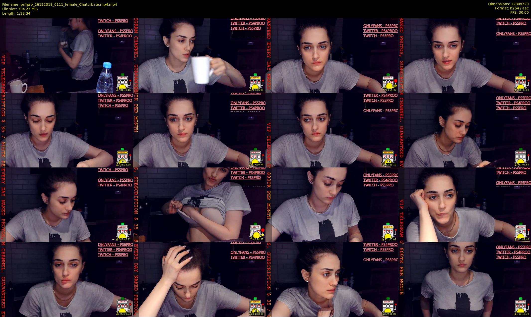 ps4pro — 79 minute Chaturbate female cam show recording, 720p, Dec 26, 2019