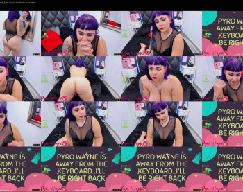 pyrowayne — 106 minute Chaturbate female cam show recording, 720p, Dec 25, 2019