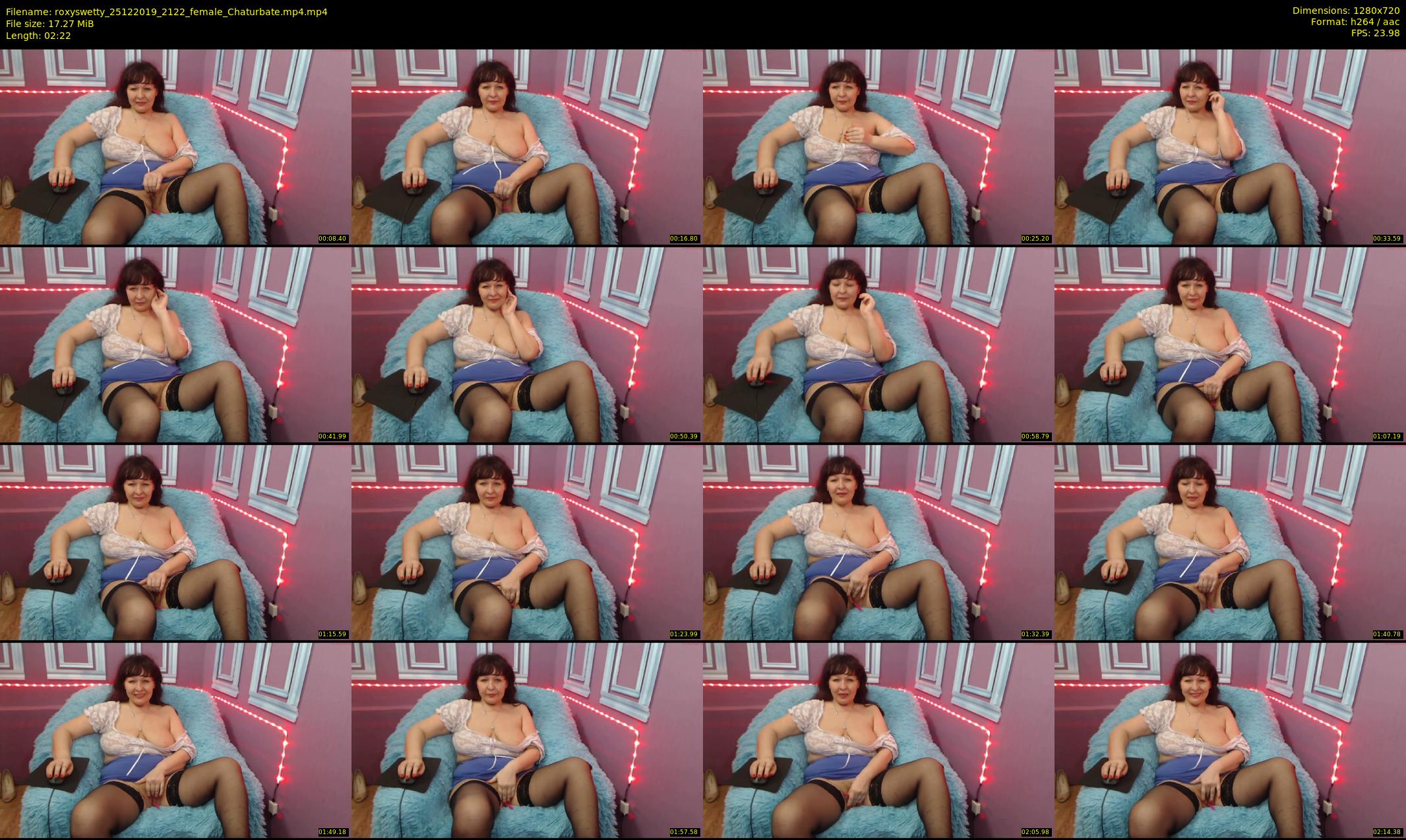 roxyswetty — 3 minute Chaturbate female cam show recording, 720p, Dec 25, 2019