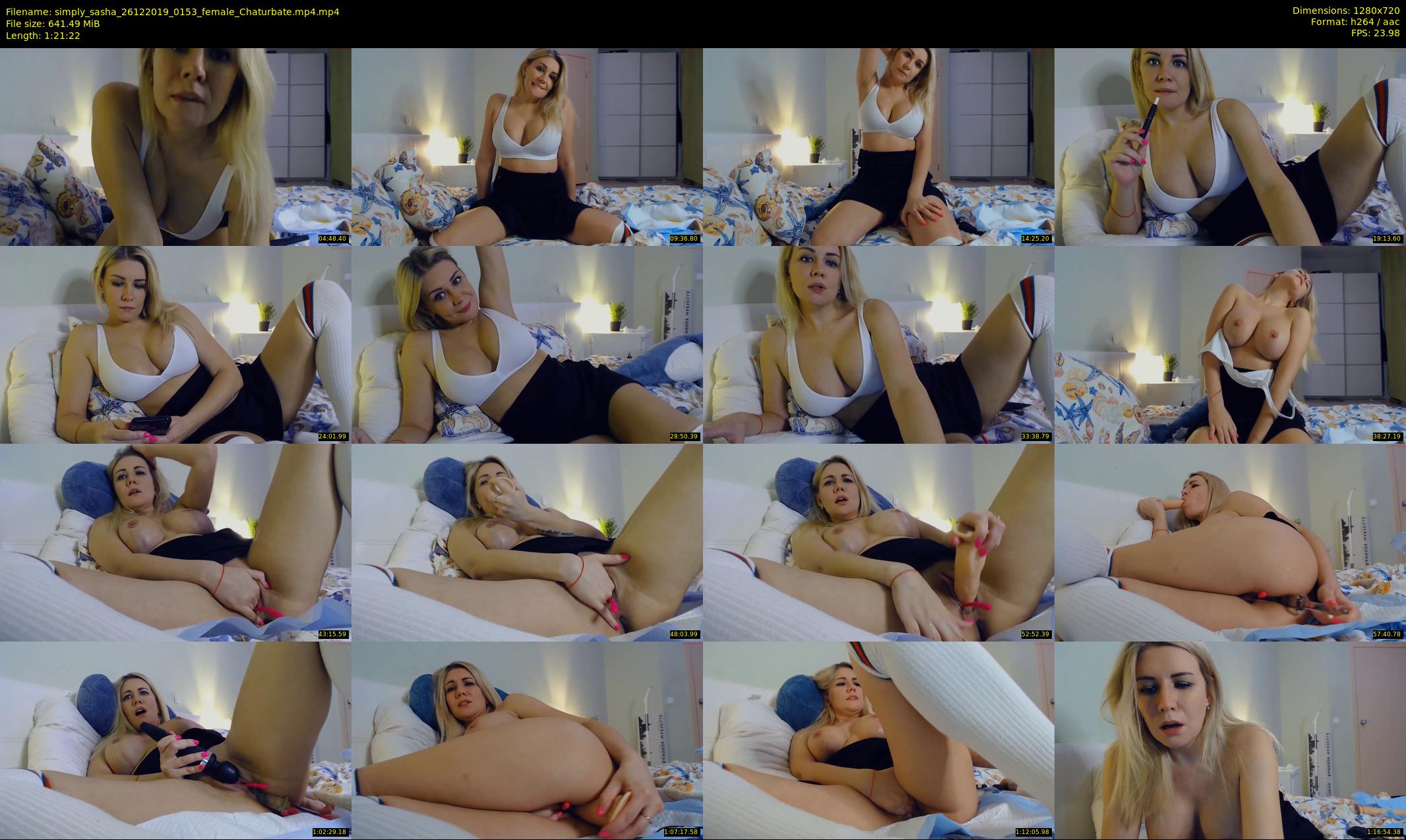 simply_sasha — 82 minute Chaturbate female cam show recording, 720p, Dec 26, 2019