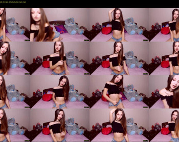 velerycute — 6 minute Chaturbate female cam show recording, 720p, Dec 25, 2019