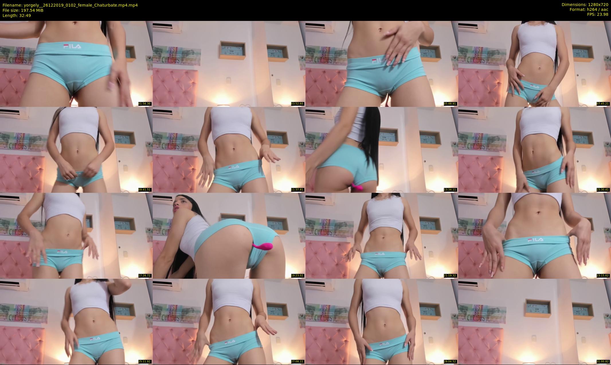 yorgely_ — 33 minute Chaturbate female cam show recording, 720p, Dec 26, 2019