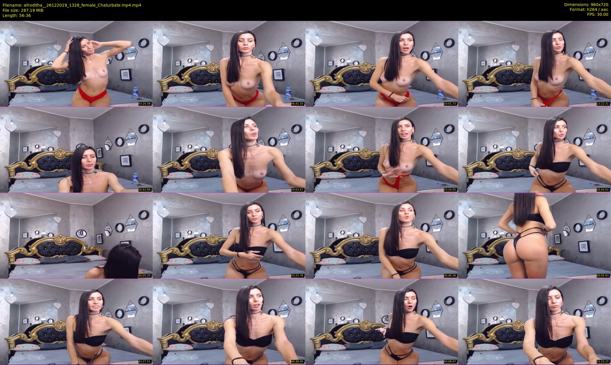 afroditha_ — 57 minute Chaturbate female cam show recording, 720p, Dec 26, 2019