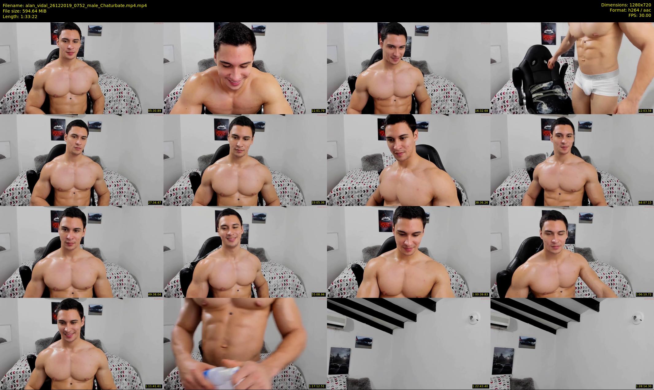 alan_vidal — 94 minute Chaturbate male cam show recording, 720p, Dec 26, 2019