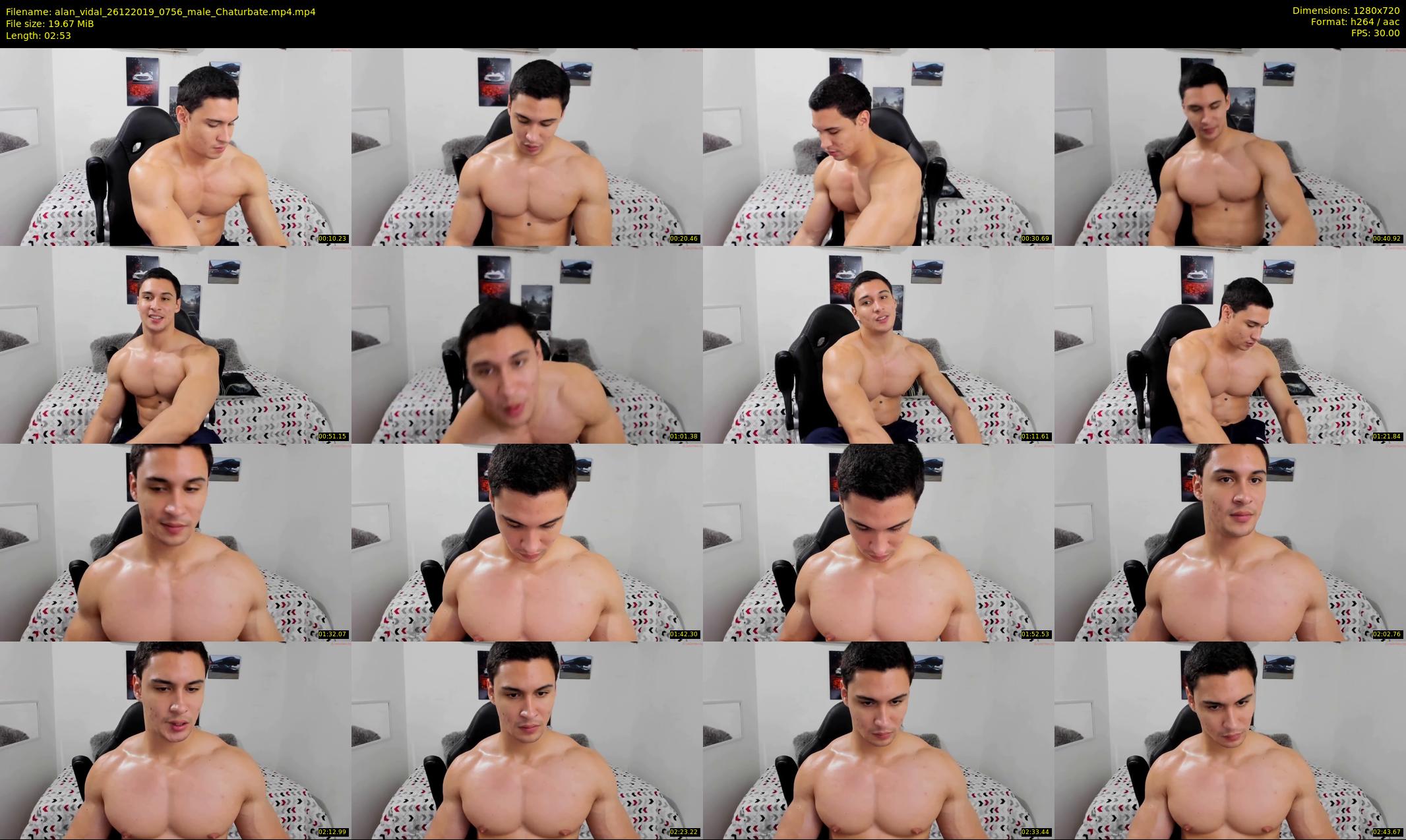 alan_vidal — 3 minute Chaturbate male cam show recording, 720p, Dec 26, 2019