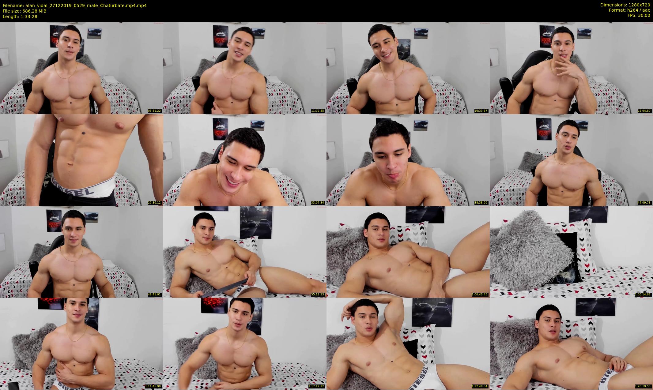 alan_vidal — 94 minute Chaturbate male cam show recording, 720p, Dec 27, 2019