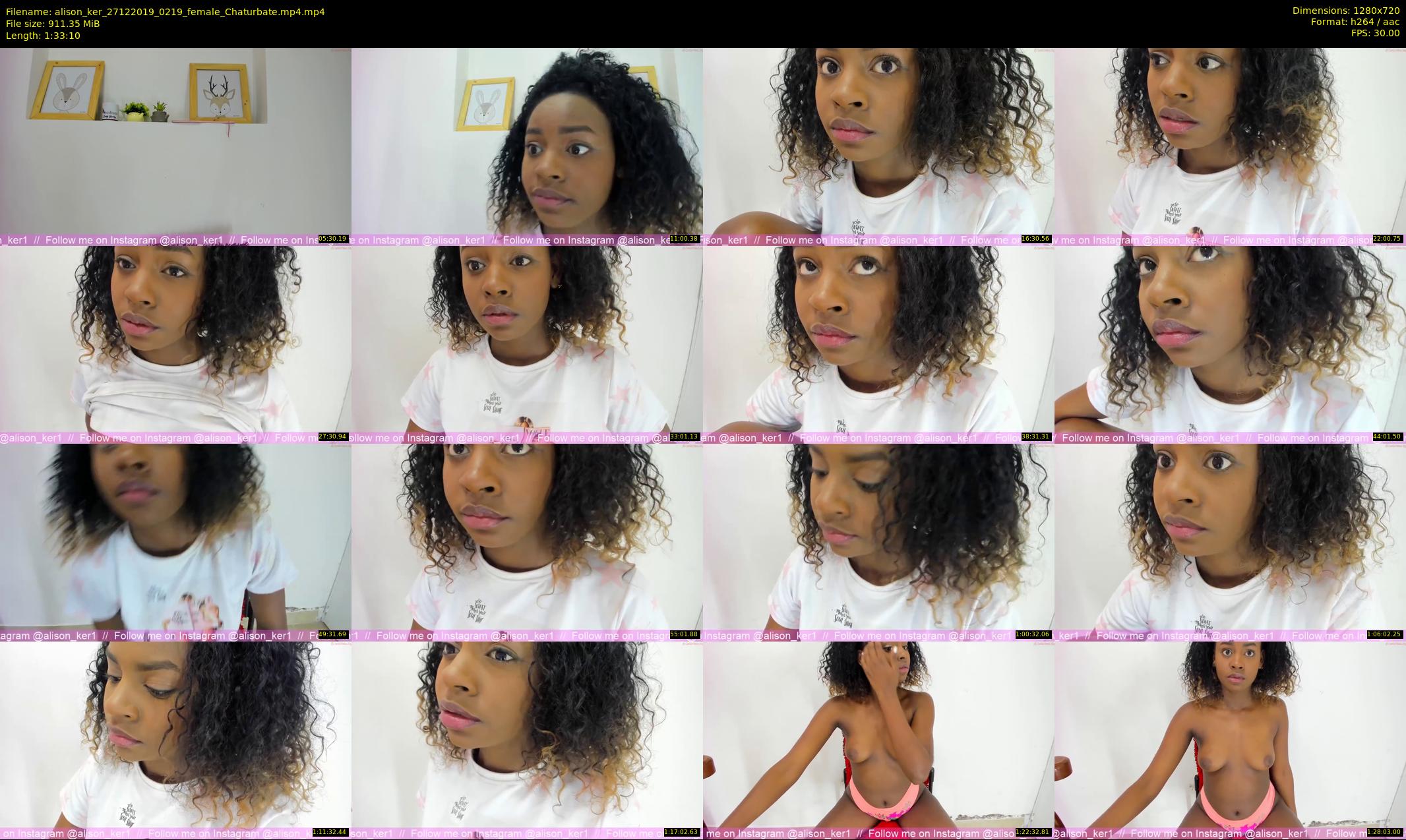 alison_ker — 94 minute Chaturbate female cam show recording, 720p, Dec 27, 2019