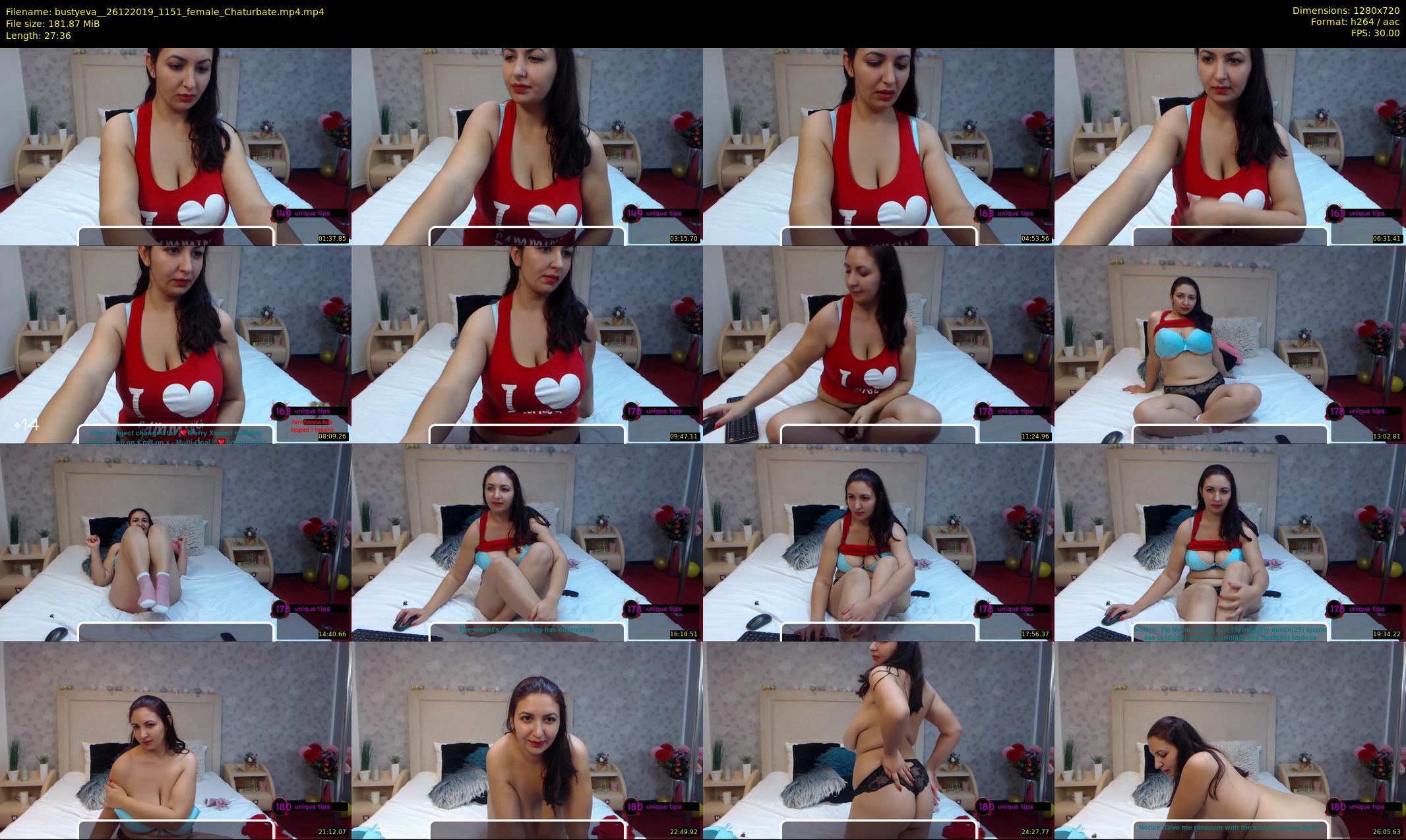 bustyeva_ — 28 minute Chaturbate female cam show recording, 720p, Dec 26, 2019