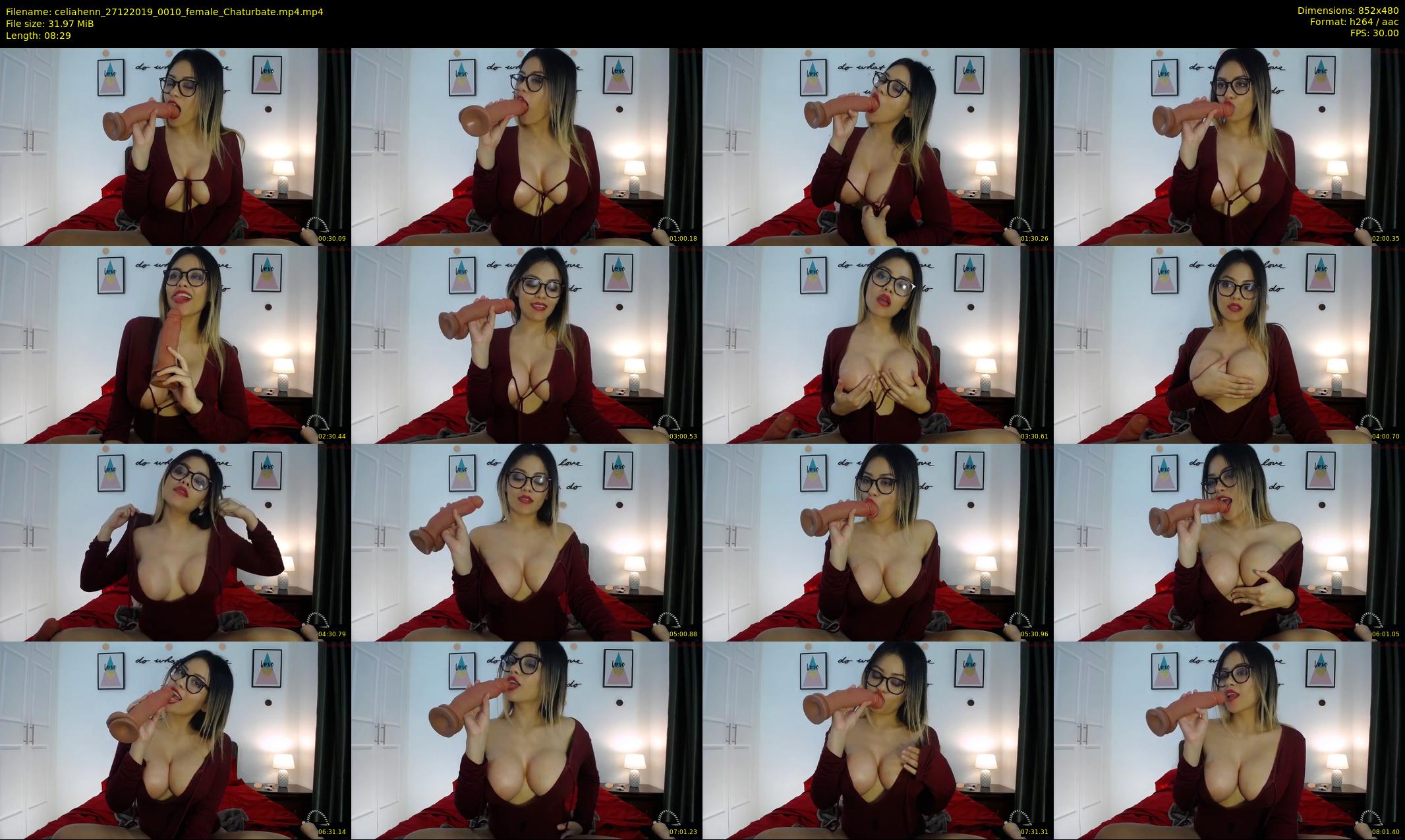 celiahenn — 9 minute Chaturbate female cam show recording, 480p, Dec 27, 2019