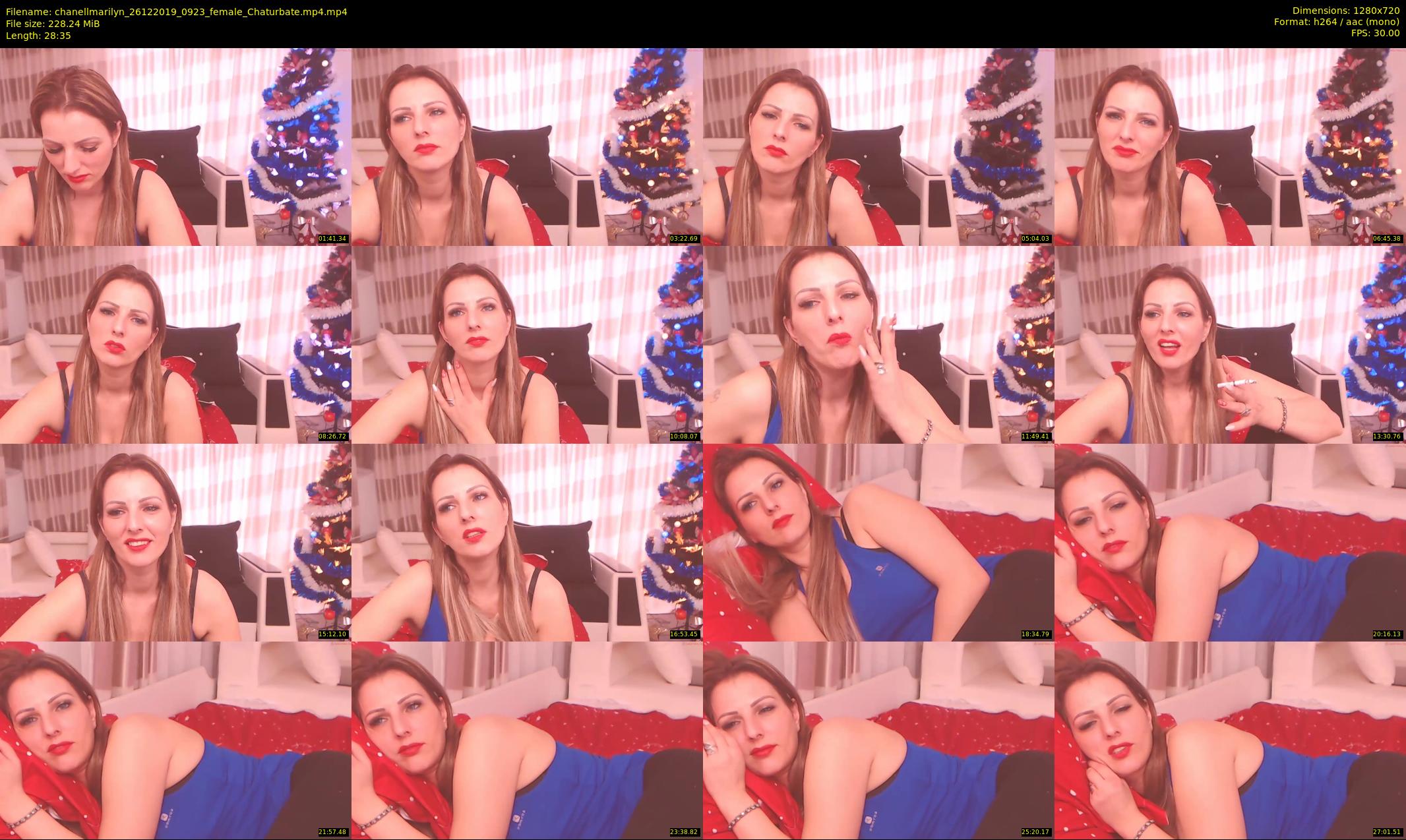 chanellmarilyn — 29 minute Chaturbate female cam show recording, 720p, Dec 26, 2019