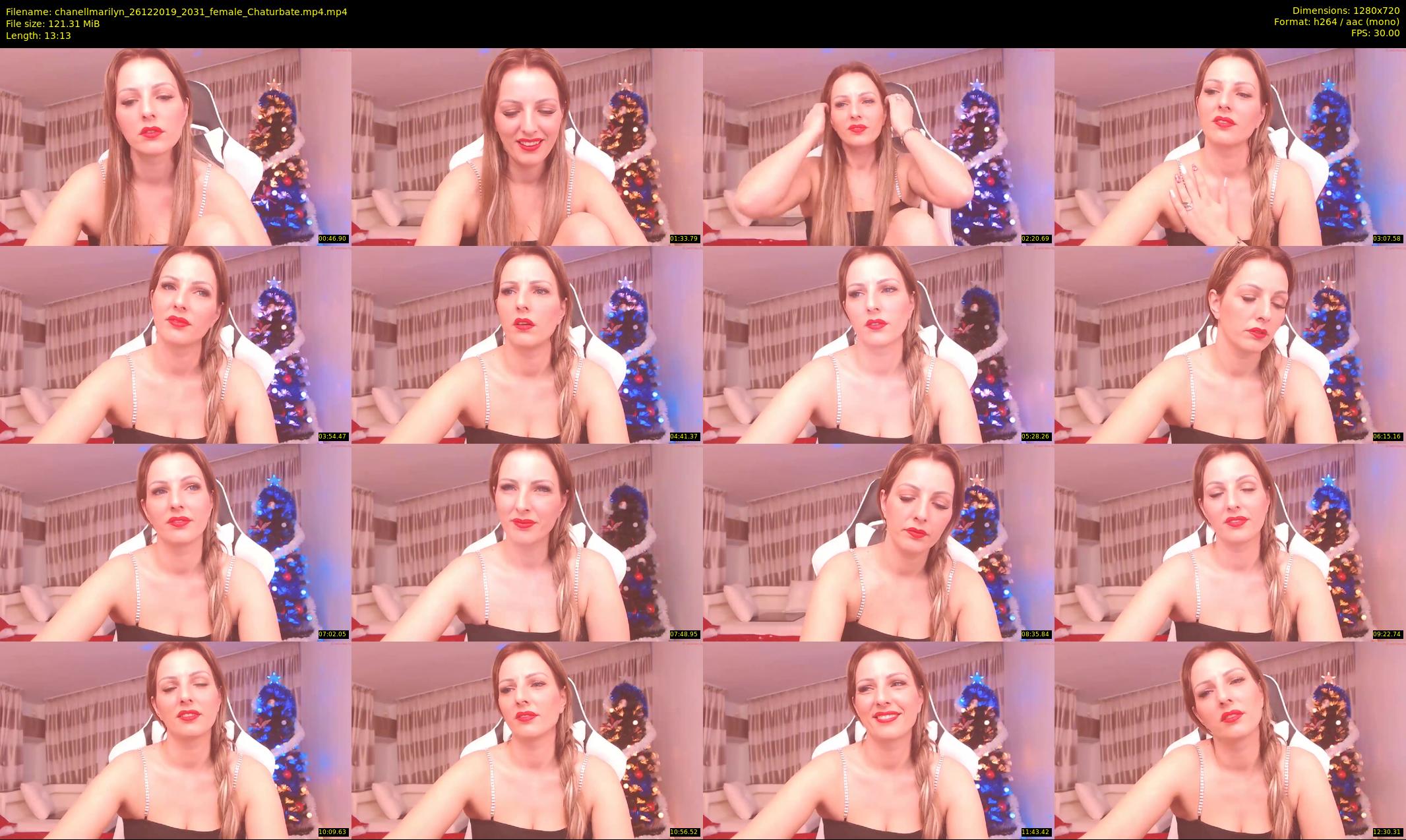 chanellmarilyn — 14 minute Chaturbate female cam show recording, 720p, Dec 26, 2019