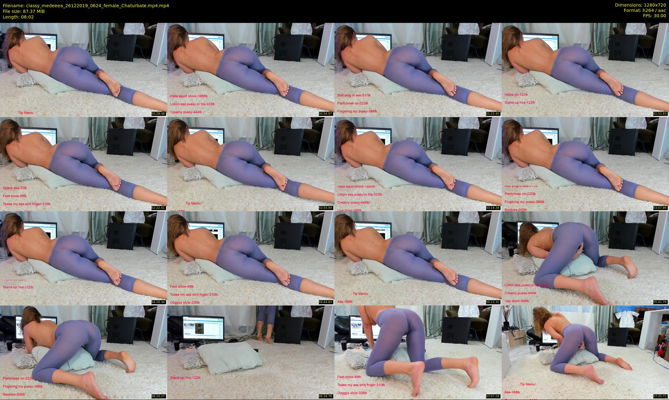 classy_medeeea — 9 minute Chaturbate female cam show recording, 720p, Dec 26, 2019