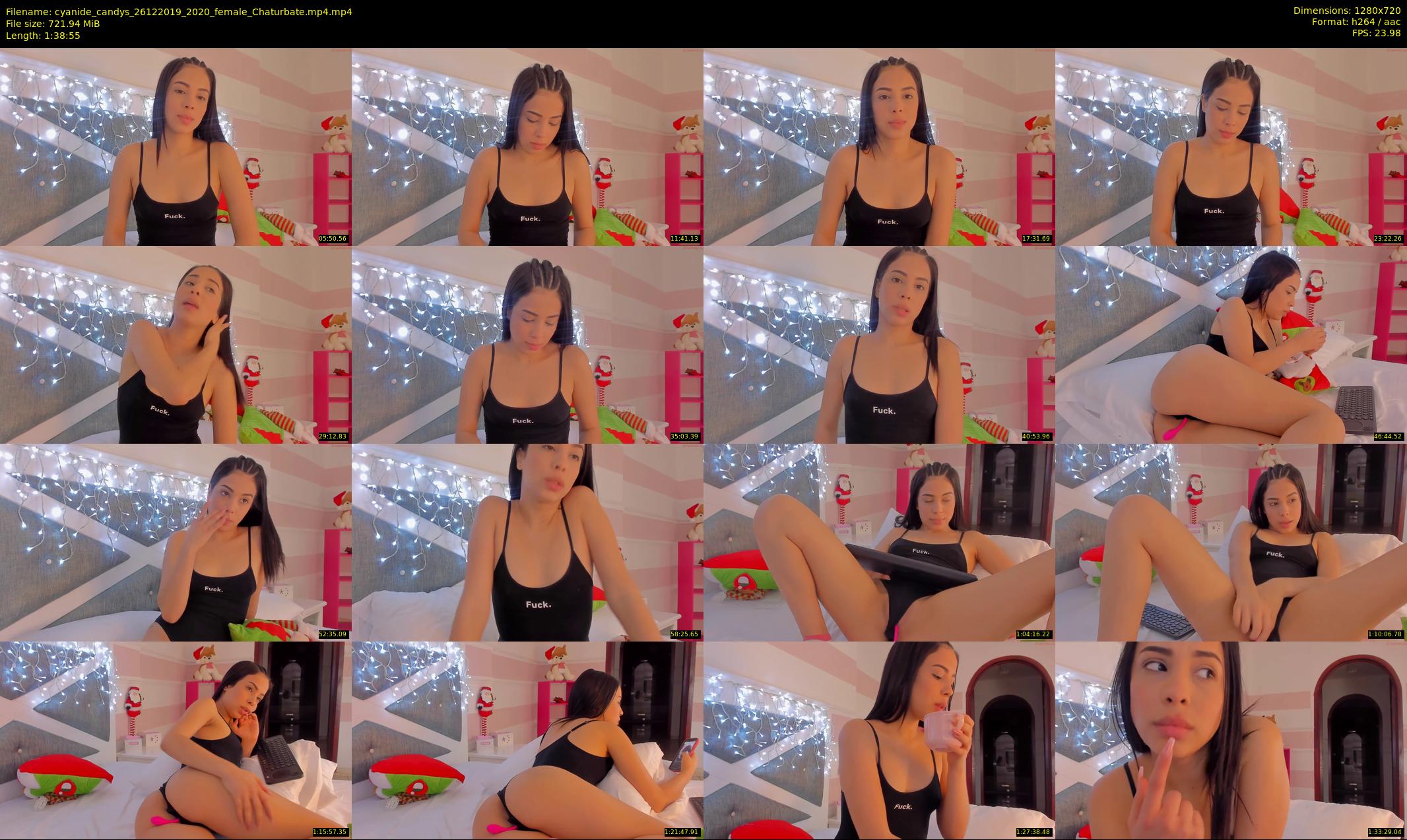 cyanide_candys — 99 minute Chaturbate female cam show recording, 720p, Dec 26, 2019