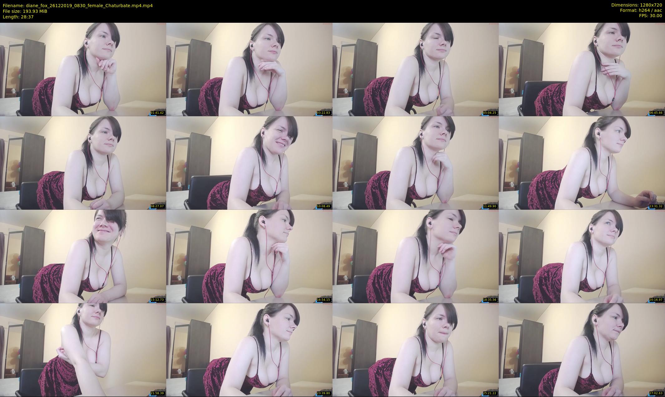 diane_fox — 29 minute Chaturbate female cam show recording, 720p, Dec 26, 2019