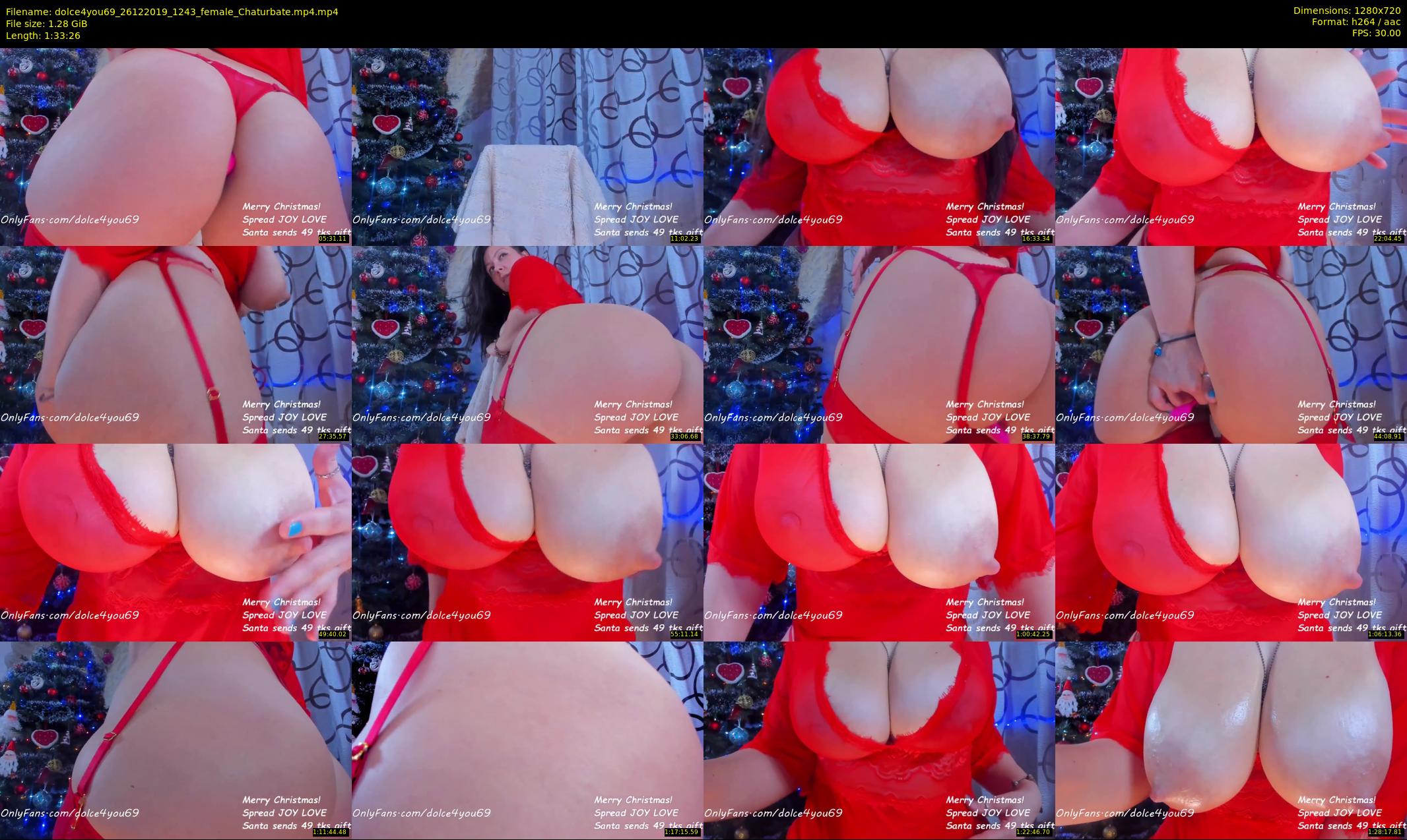 dolce4you69 — 94 minute Chaturbate female cam show recording, 720p, Dec 26, 2019