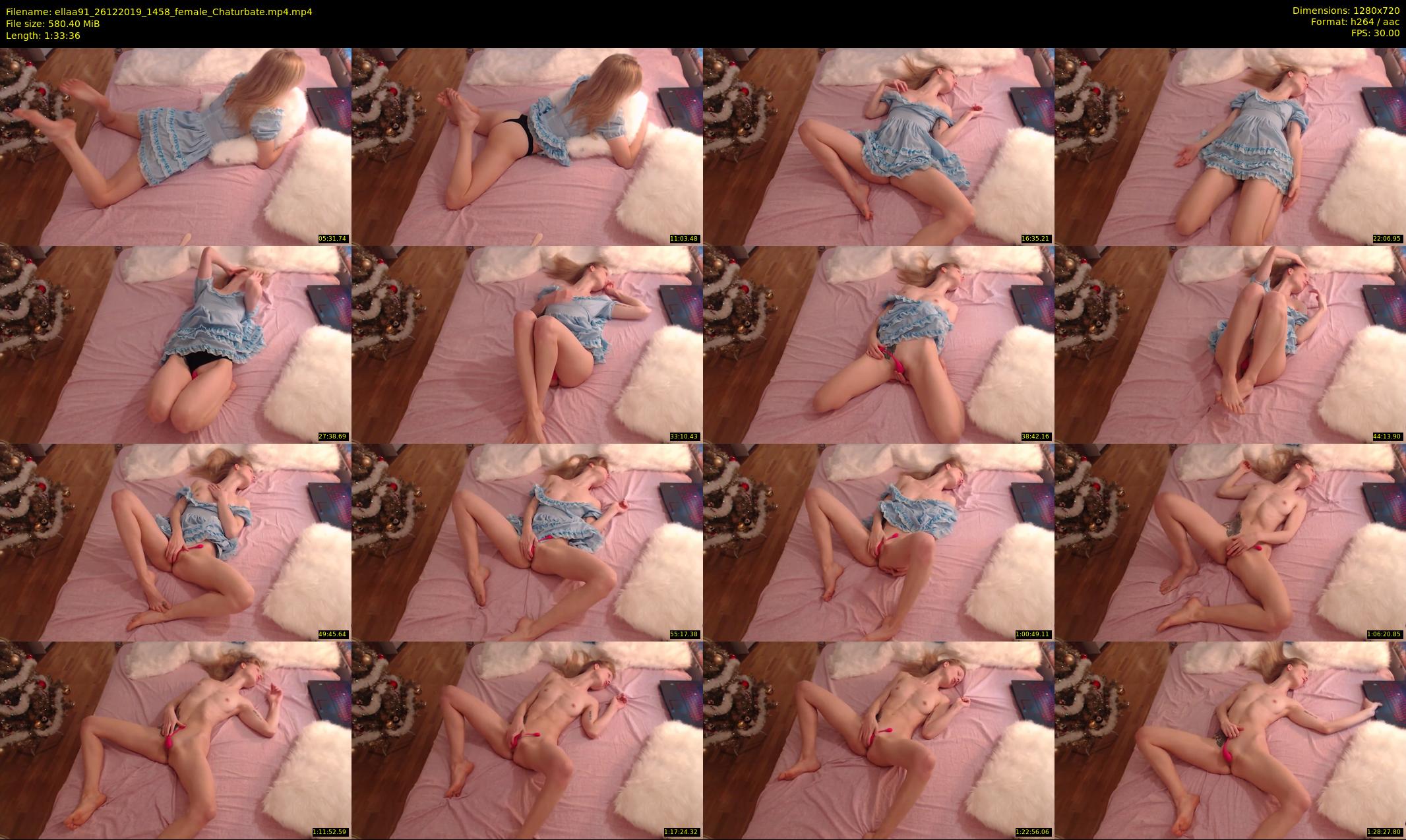 ellaa91 — 94 minute Chaturbate female cam show recording, 720p, Dec 26, 2019