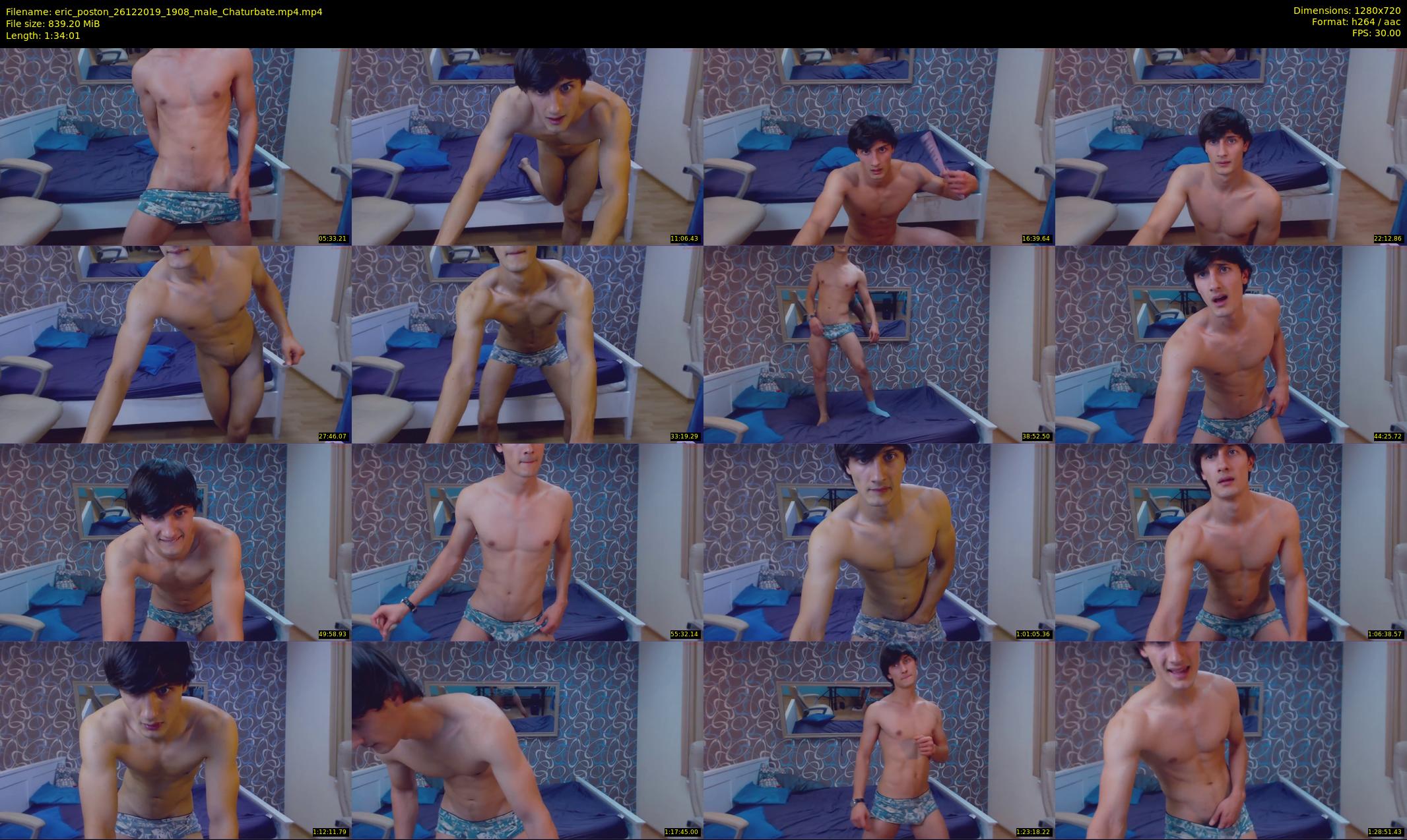eric_poston — 95 minute Chaturbate male cam show recording, 720p, Dec 26, 2019