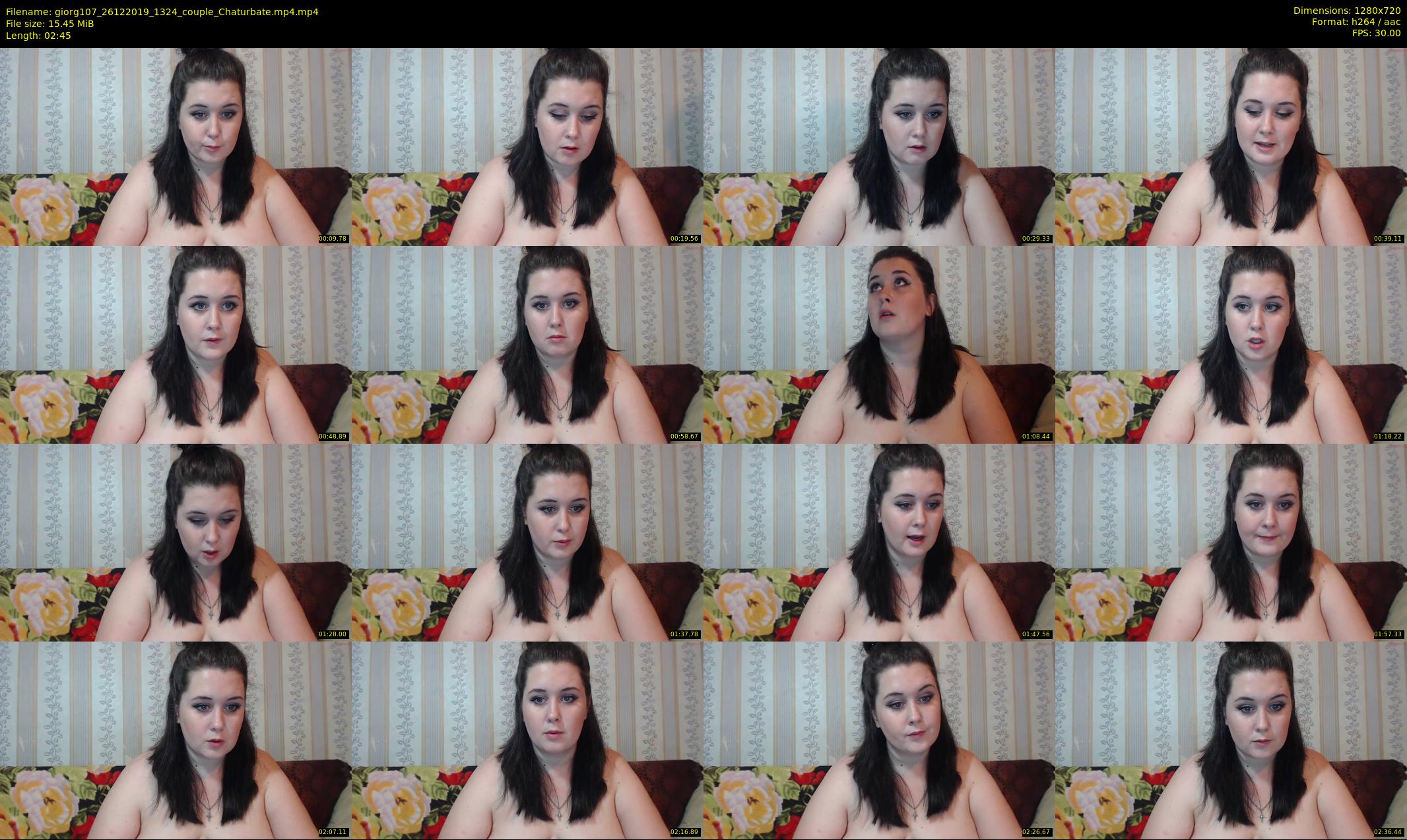 giorg107 — 3 minute Chaturbate couple cam show recording, 720p, Dec 26, 2019