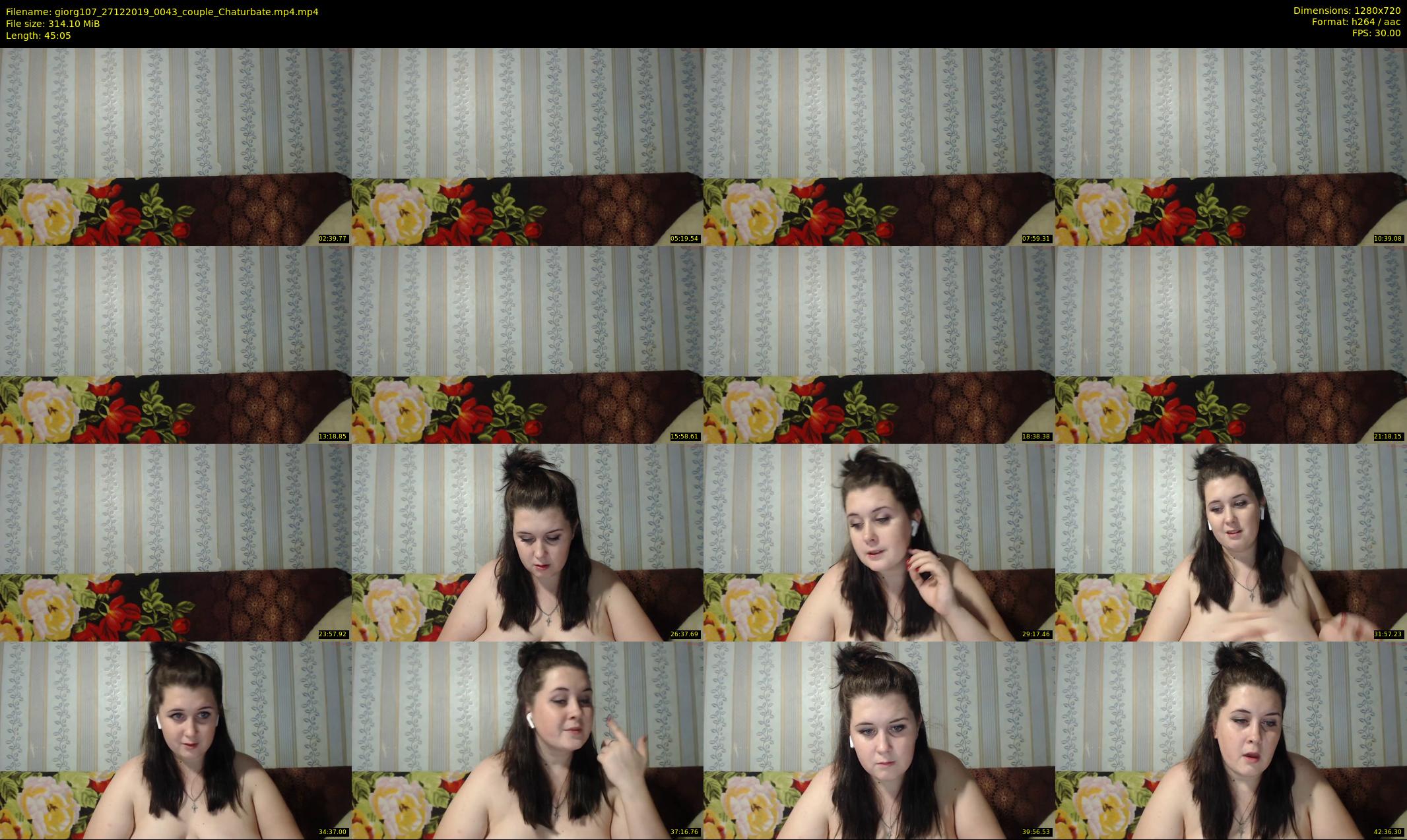 giorg107 — 46 minute Chaturbate couple cam show recording, 720p, Dec 27, 2019