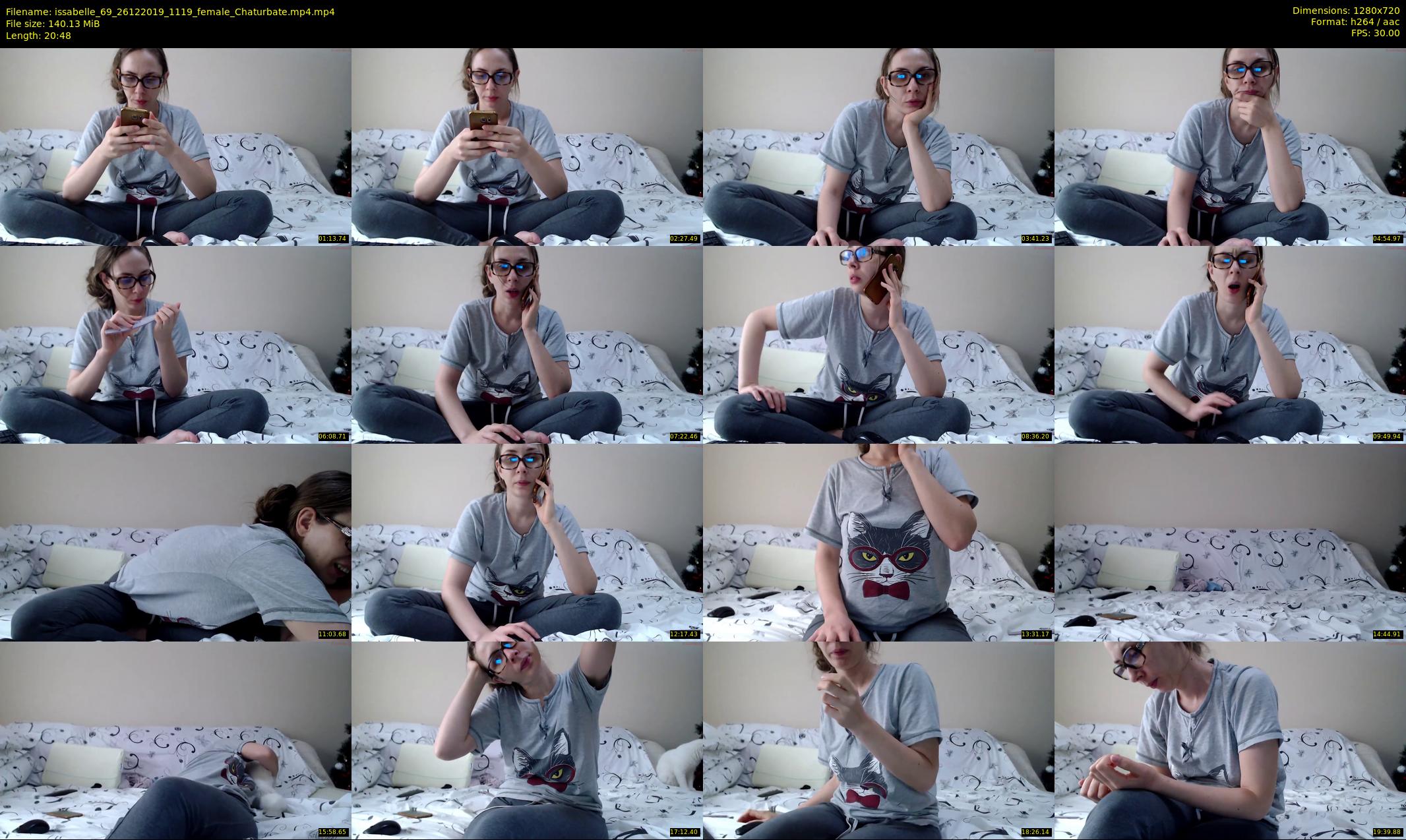 issabelle_69 — 21 minute Chaturbate couple cam show recording, 720p, Dec 26, 2019