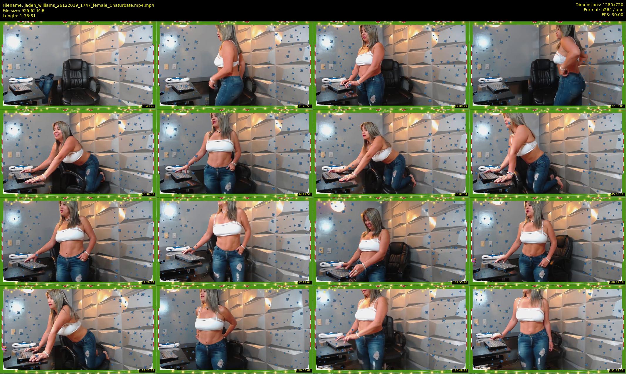 jadeh_williams — 97 minute Chaturbate female cam show recording, 720p, Dec 26, 2019