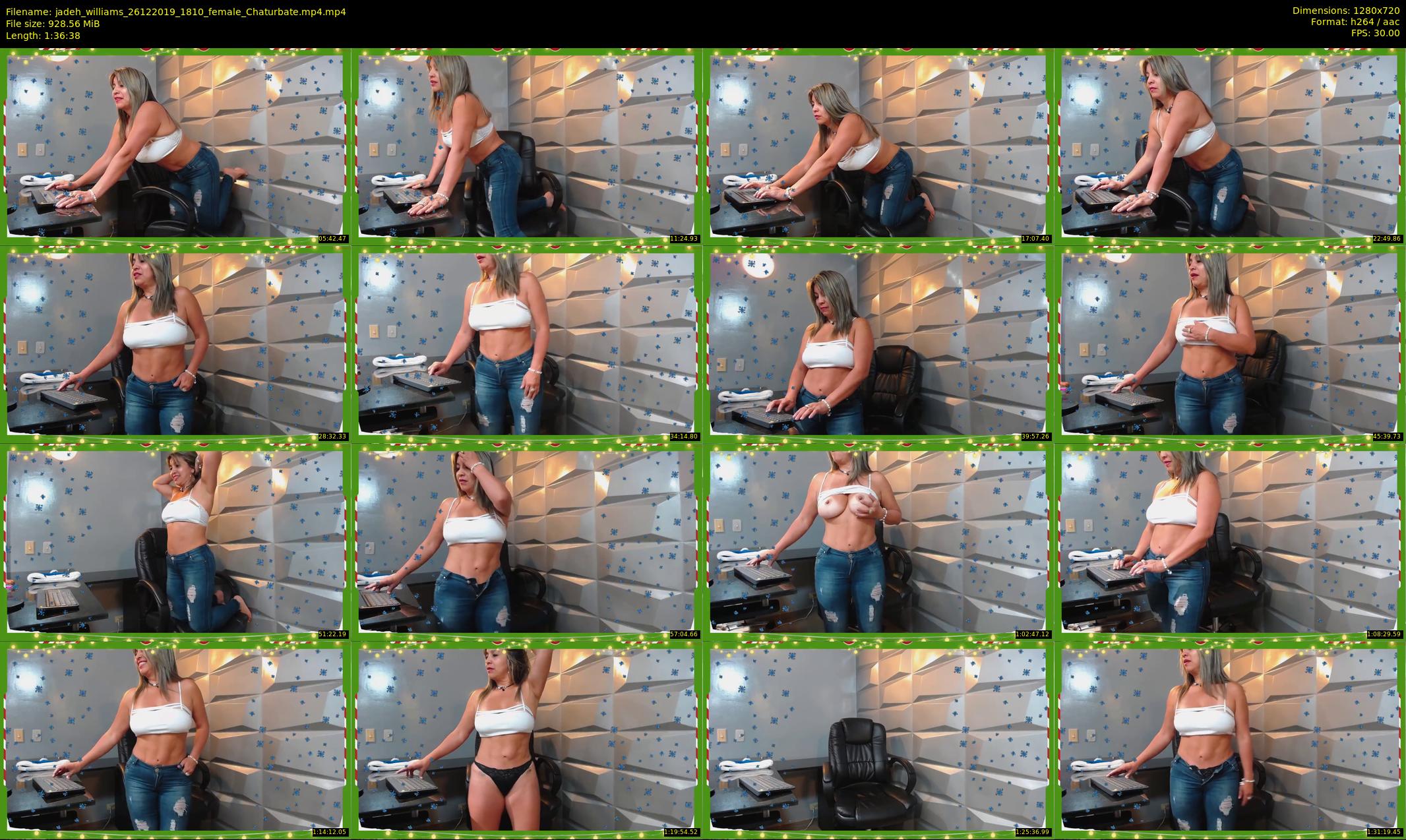 jadeh_williams — 97 minute Chaturbate female cam show recording, 720p, Dec 26, 2019