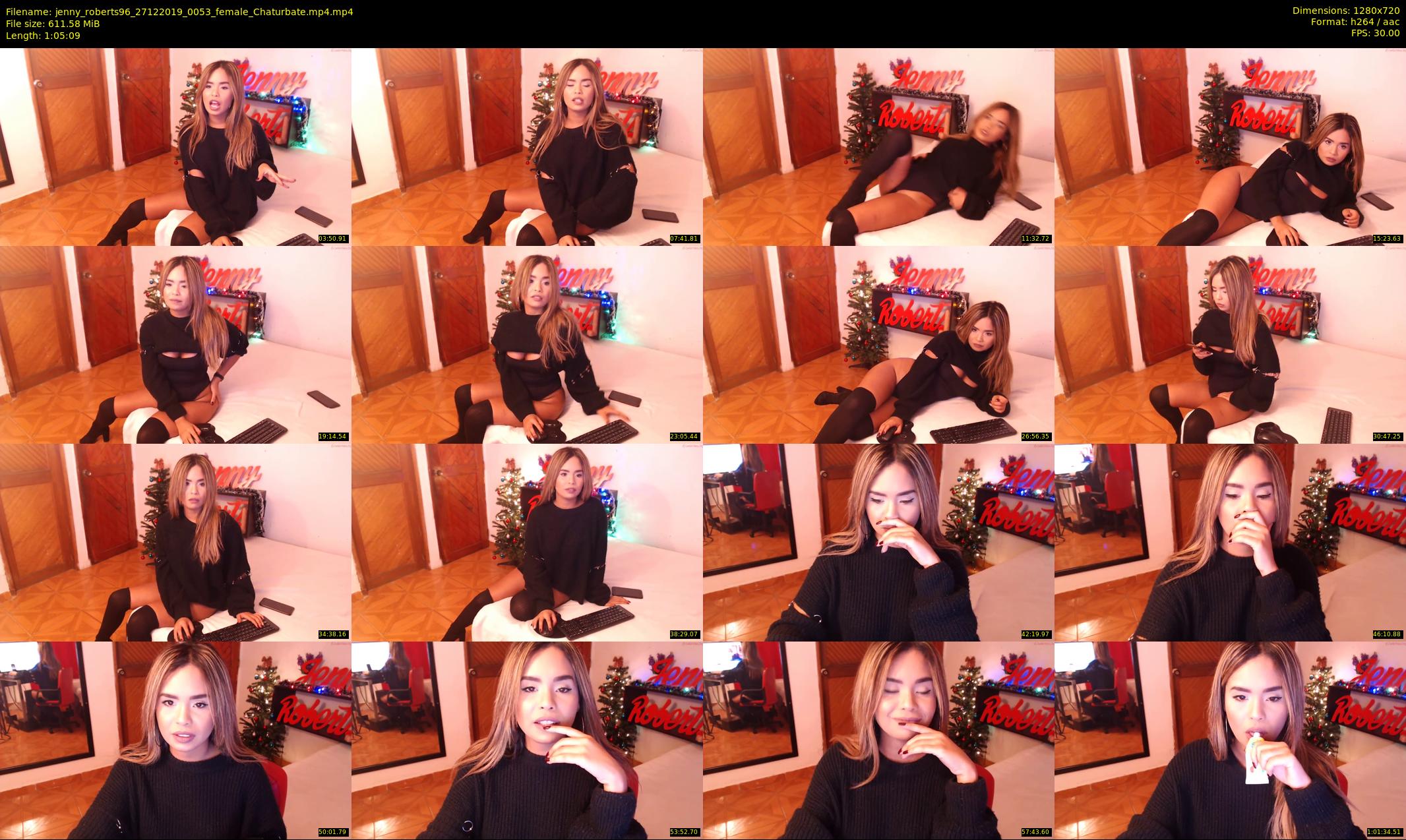 jenny_roberts96 — 66 minute Chaturbate female cam show recording, 720p, Dec 27, 2019