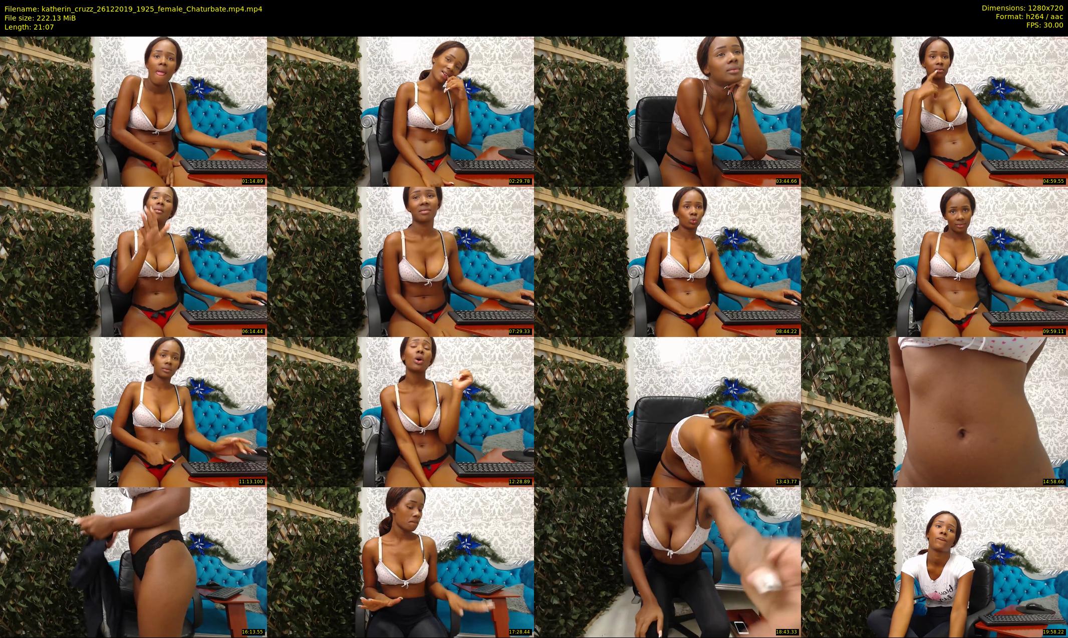 katherin_cruzz — 22 minute Chaturbate female cam show recording, 720p, Dec 26, 2019