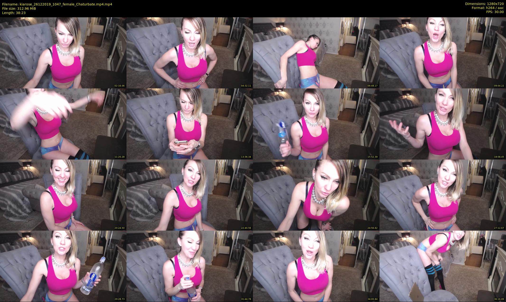 kiarose — 39 minute Chaturbate female cam show recording, 720p, Dec 26, 2019