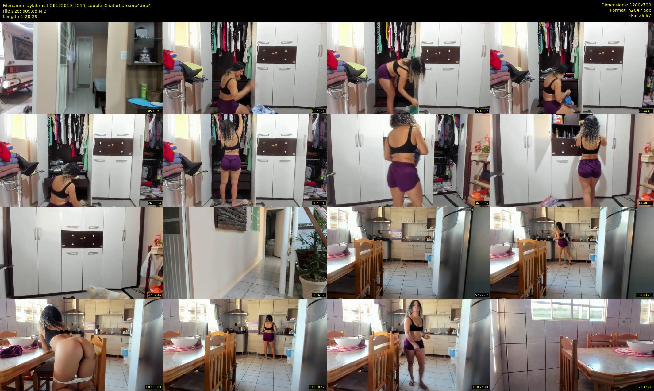 laylabrasil — 89 minute Chaturbate female cam show recording, 720p, Dec 26, 2019
