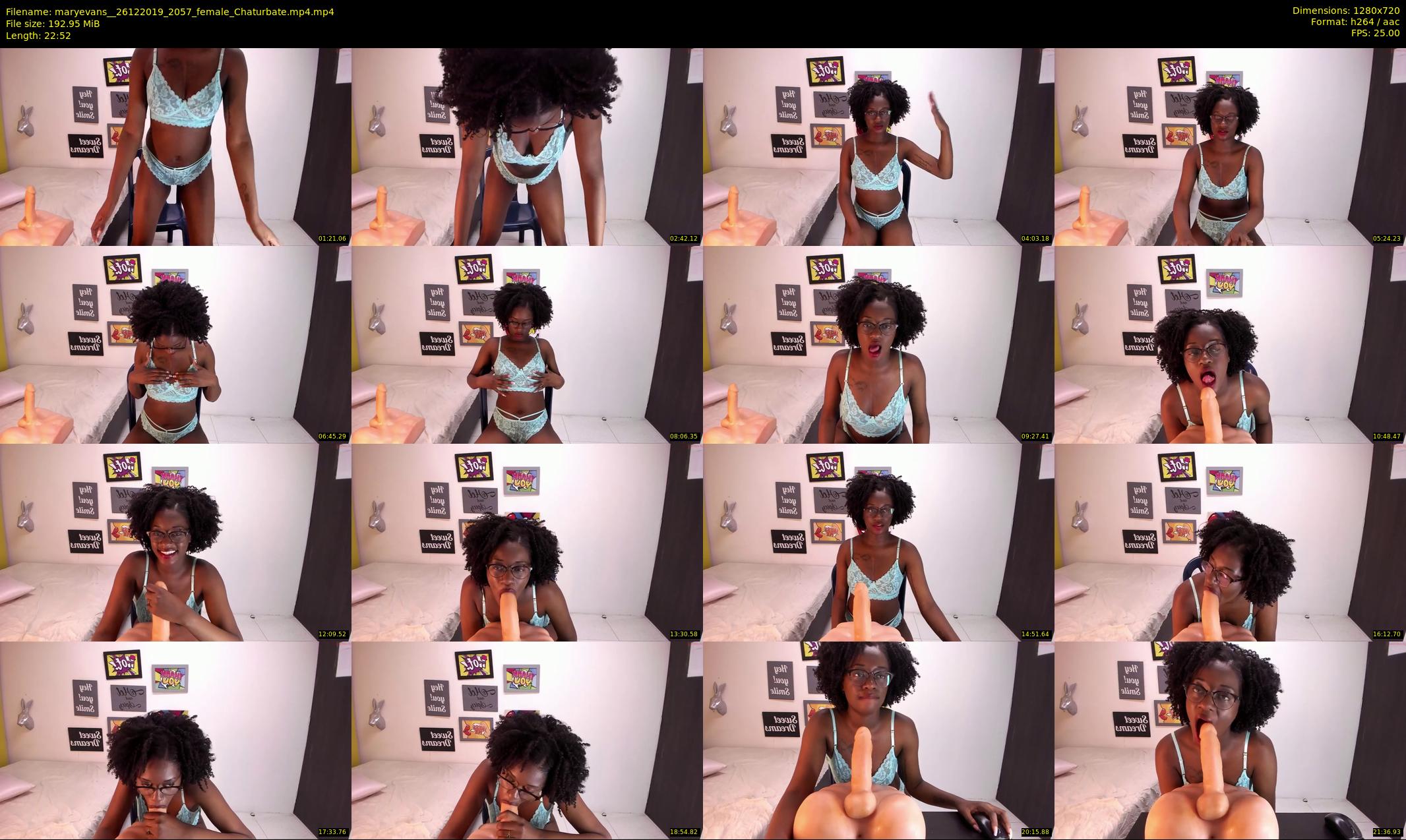 maryevans_ — 23 minute Chaturbate female cam show recording, 720p, Dec 26, 2019