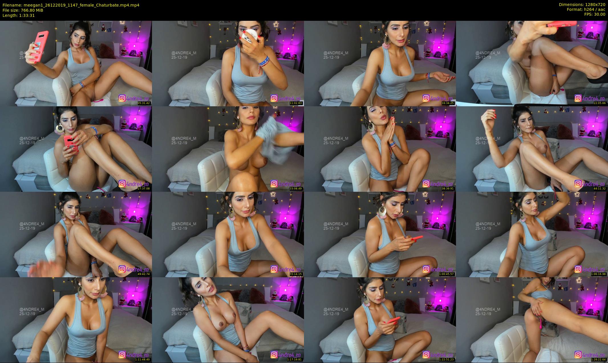 meegan1 — 94 minute Chaturbate female cam show recording, 720p, Dec 26, 2019