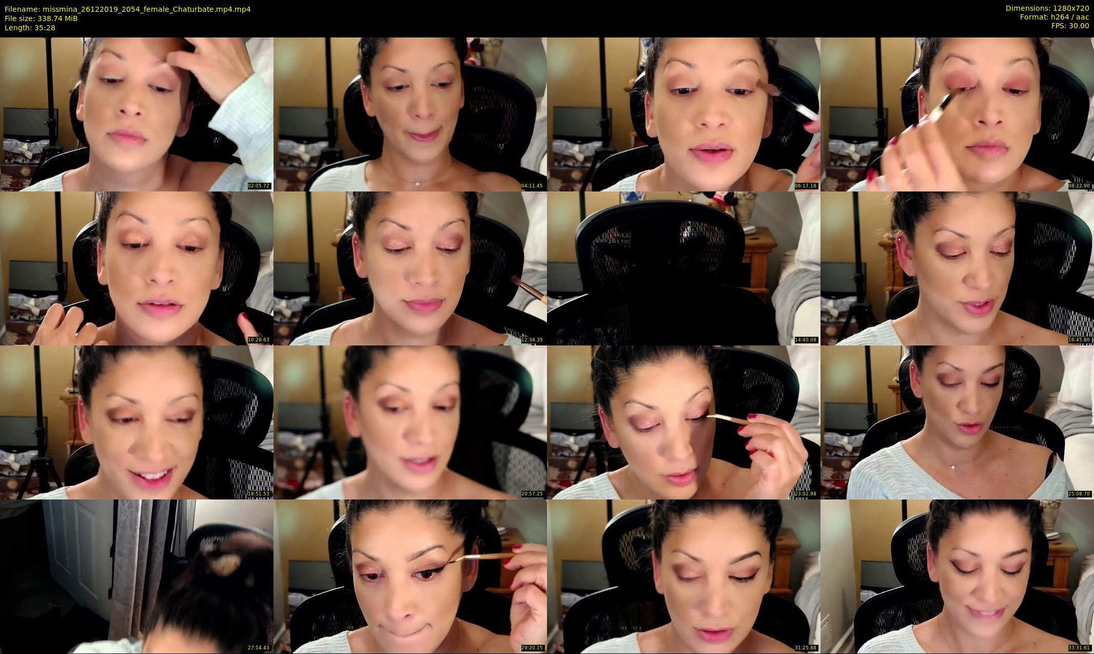 missmina — 36 minute Chaturbate female cam show recording, 720p, Dec 26, 2019