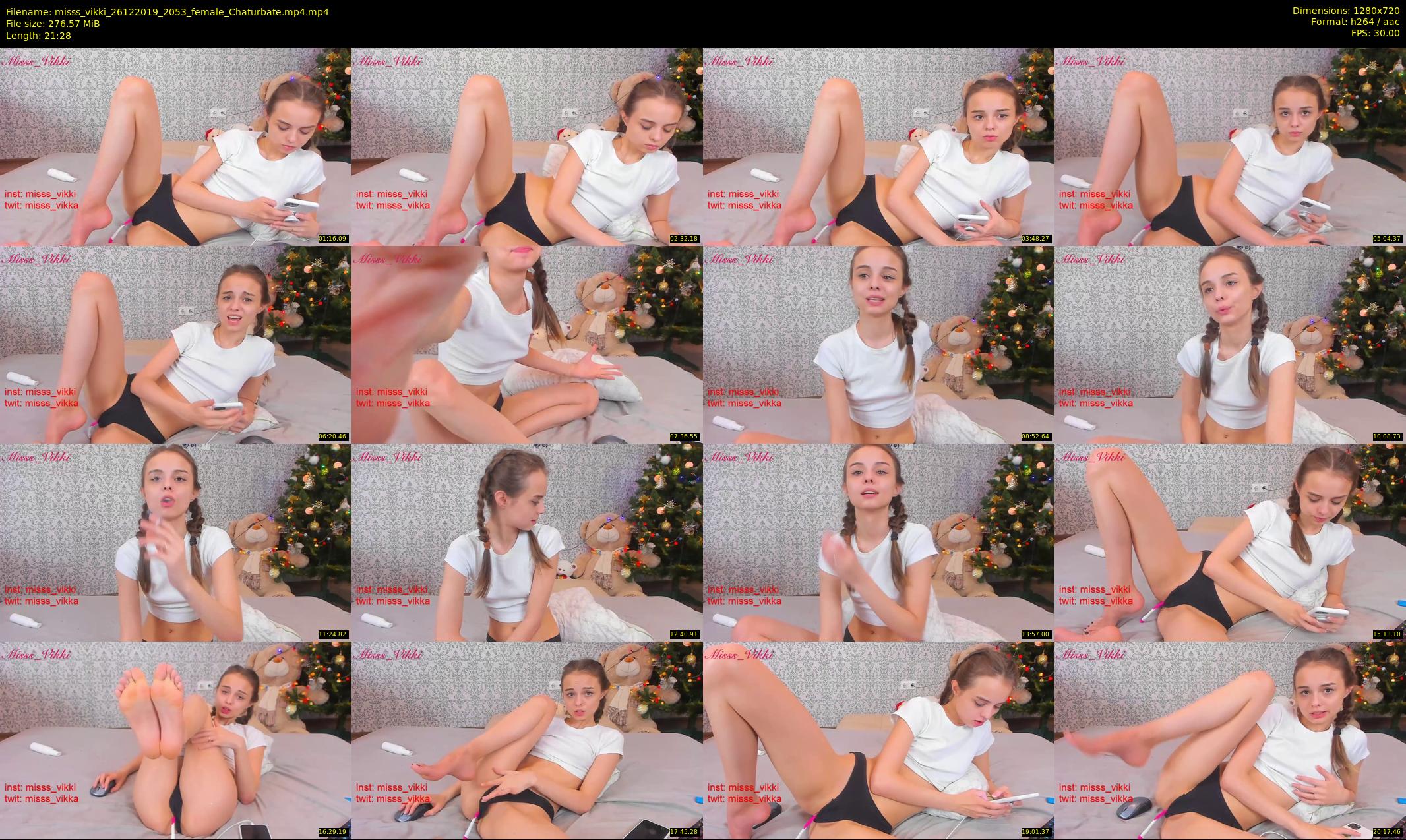 misss_vikki — 22 minute Chaturbate female cam show recording, 720p, Dec 26, 2019