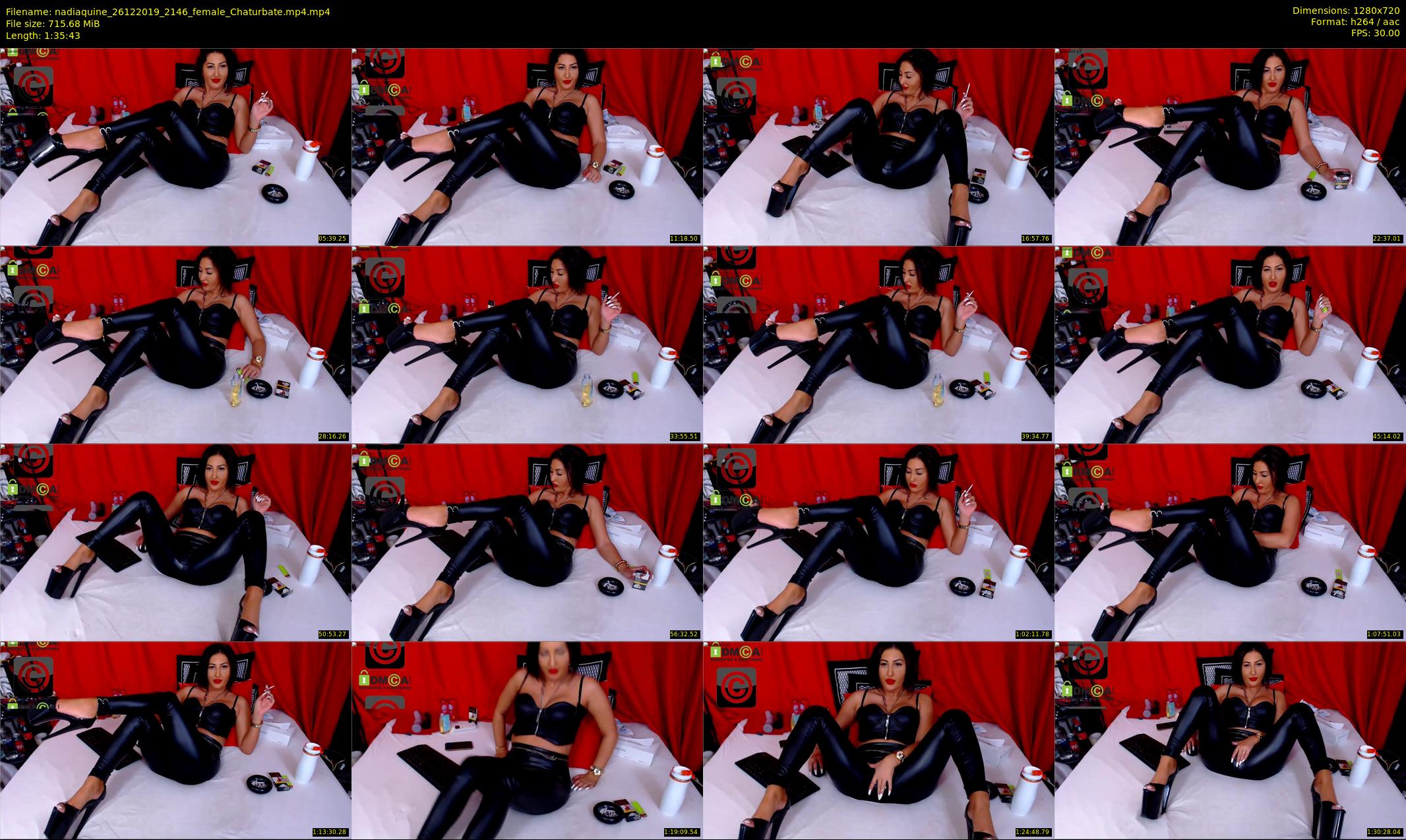 nadiaquine — 96 minute Chaturbate female cam show recording, 720p, Dec 26, 2019