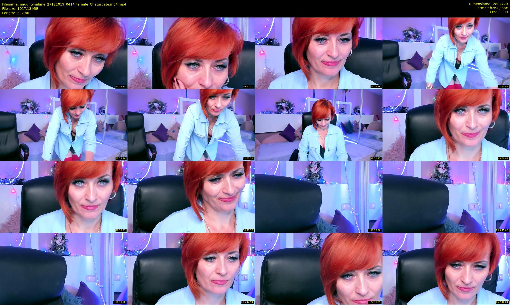naughtymilane — 93 minute Chaturbate female cam show recording, 720p, Dec 27, 2019