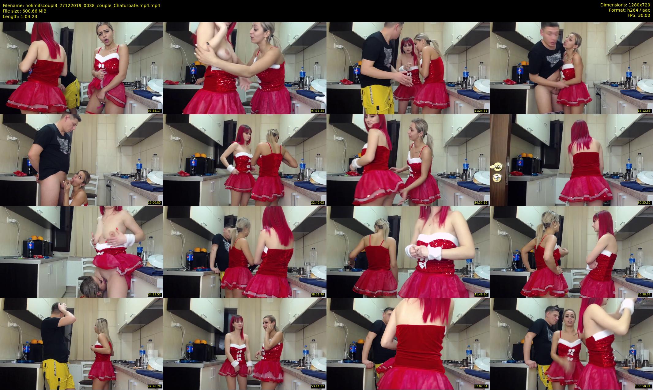nolimitscoupl3 — 65 minute Chaturbate couple cam show recording, 720p, Dec 27, 2019