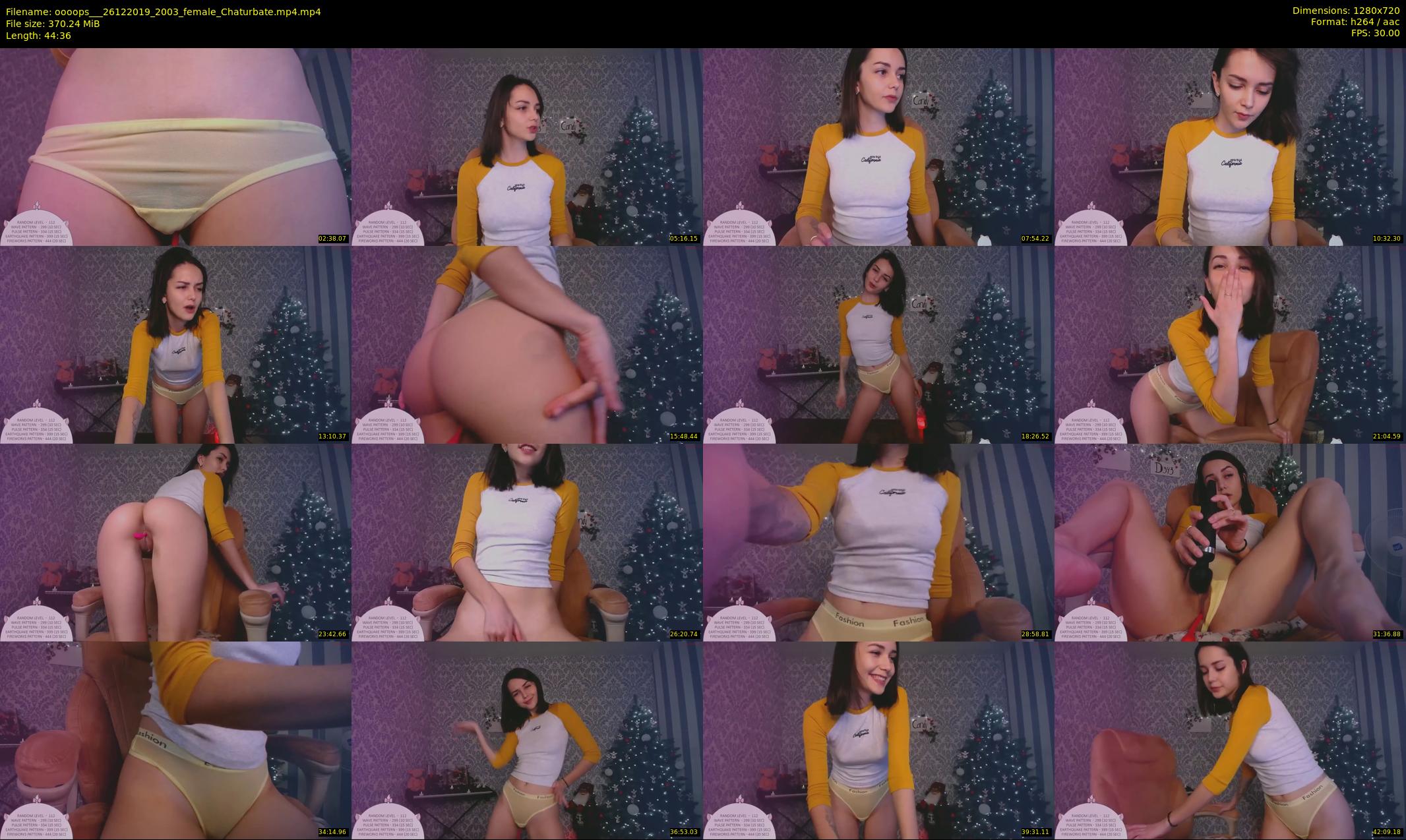 oooops__ — 45 minute Chaturbate female cam show recording, 720p, Dec 26, 2019