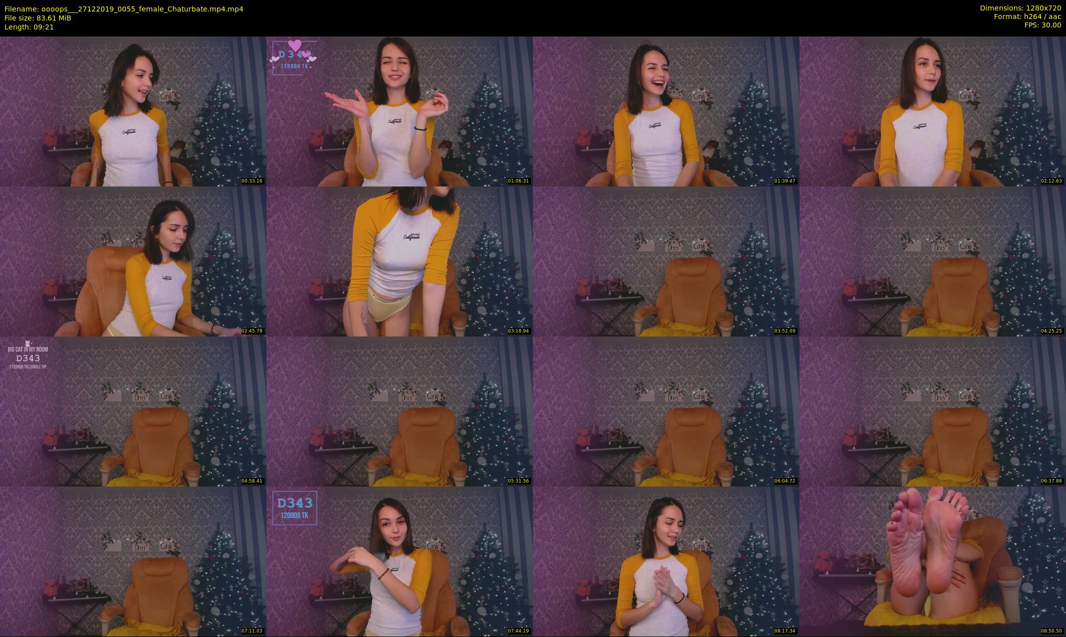 oooops__ — 10 minute Chaturbate female cam show recording, 720p, Dec 27, 2019