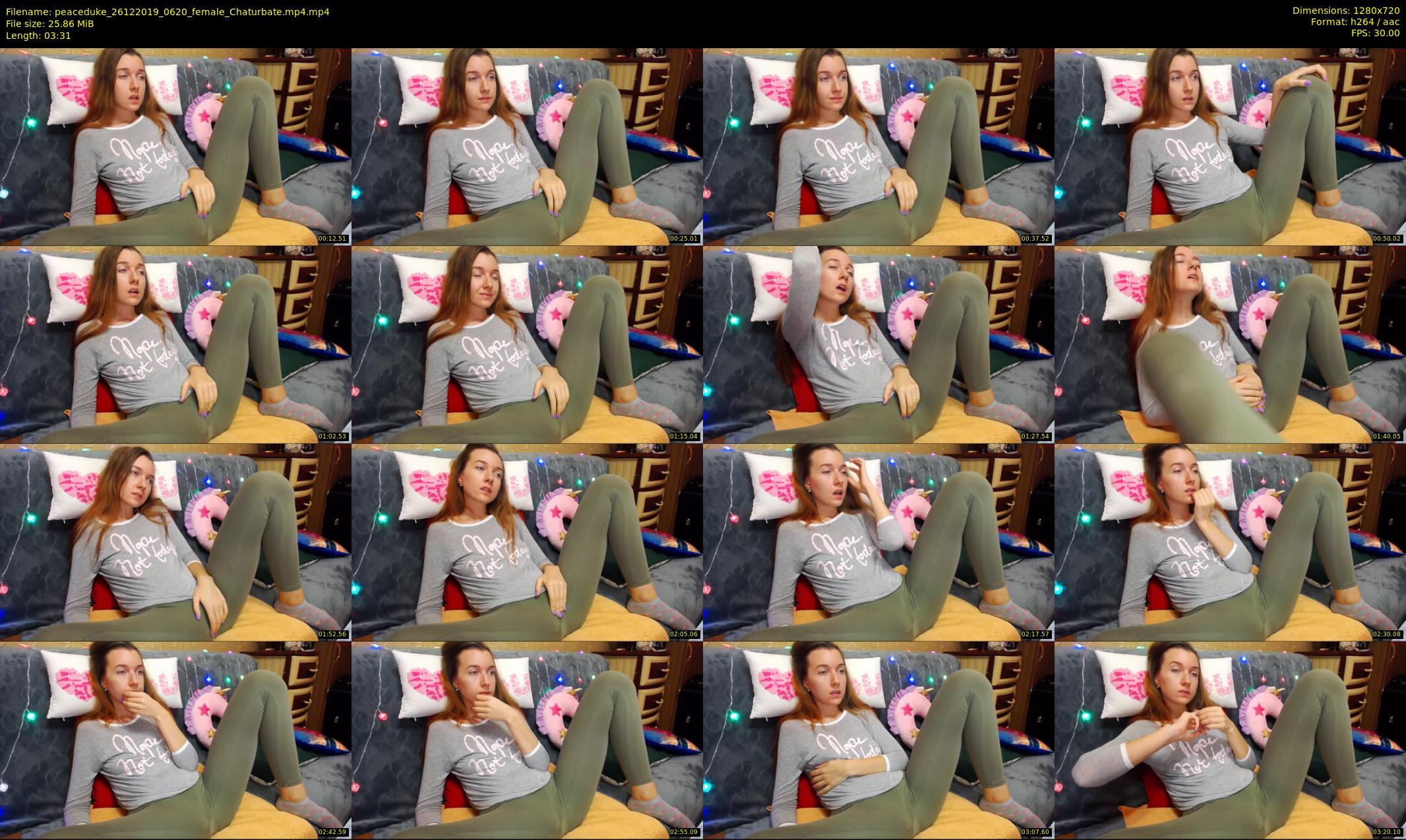 peaceduke — 4 minute Chaturbate female cam show recording, 720p, Dec 26, 2019