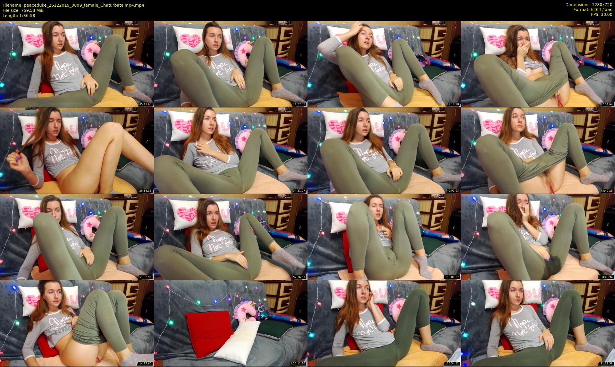 peaceduke — 97 minute Chaturbate female cam show recording, 720p, Dec 26, 2019