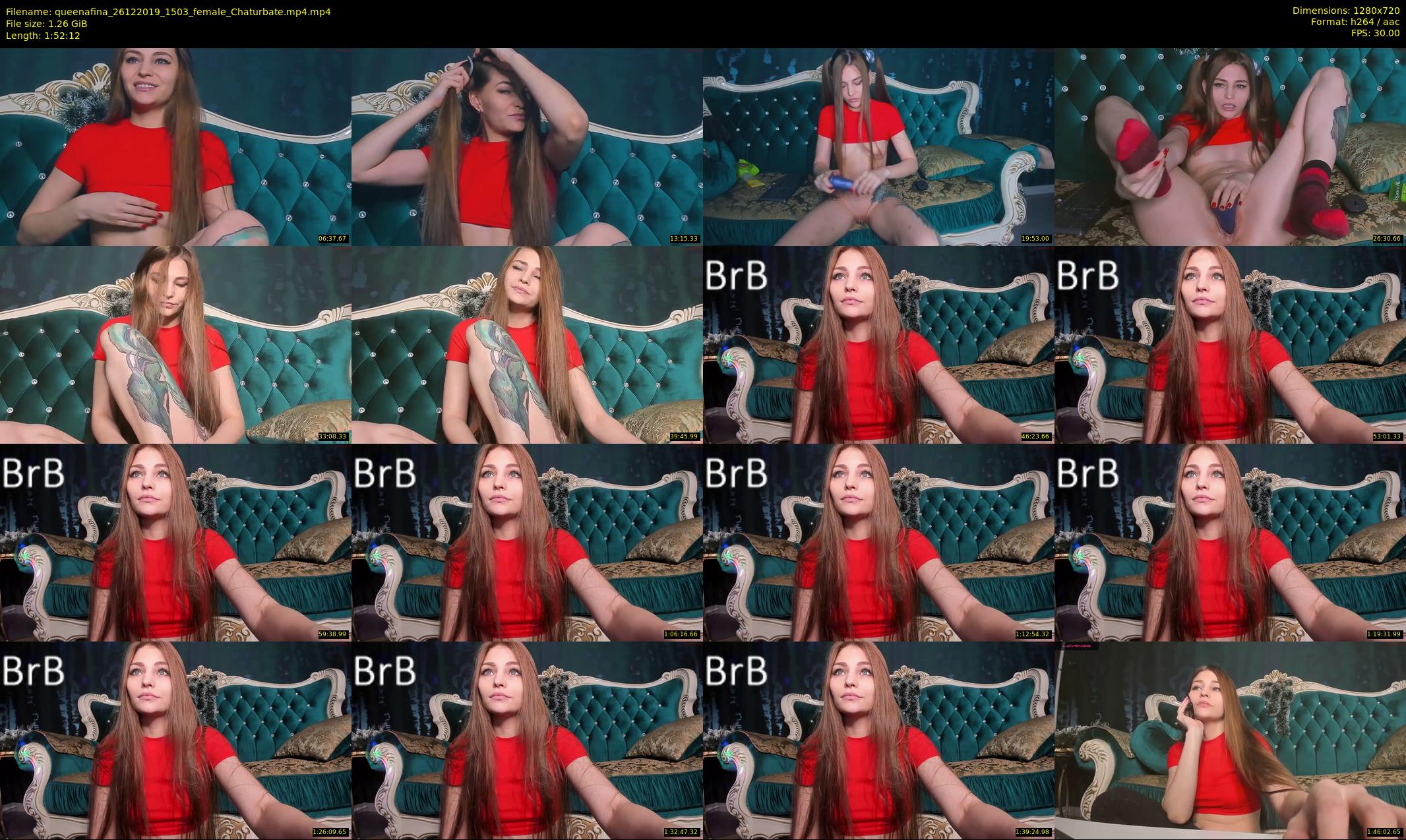 queenafina — 113 minute Chaturbate female cam show recording, 720p, Dec 26, 2019