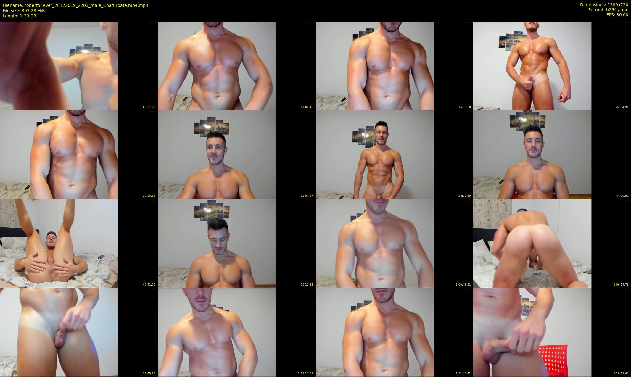 roberto4ever — 94 minute Chaturbate male cam show recording, 720p, Dec 26, 2019