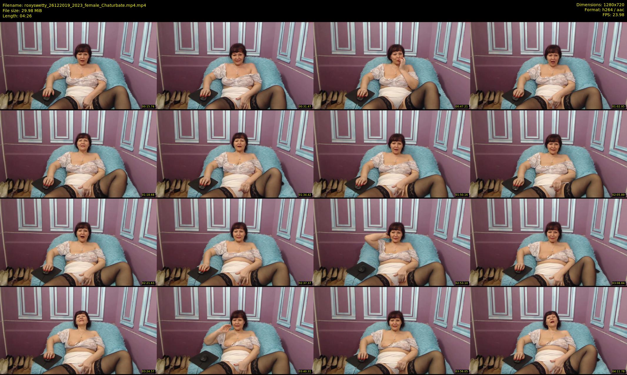 roxyswetty — 5 minute Chaturbate female cam show recording, 720p, Dec 26, 2019