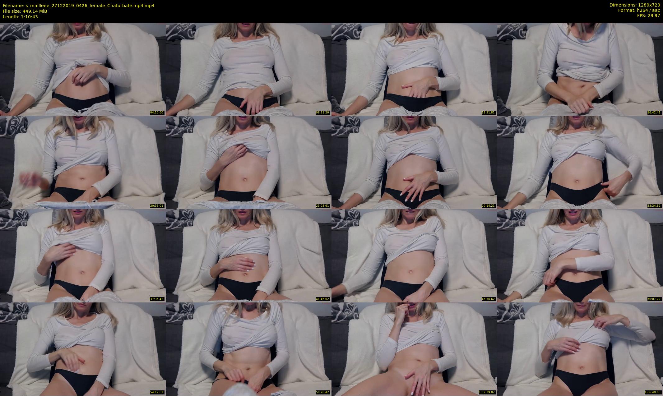 s_mailleee — 71 minute Chaturbate female cam show recording, 720p, Dec 27, 2019