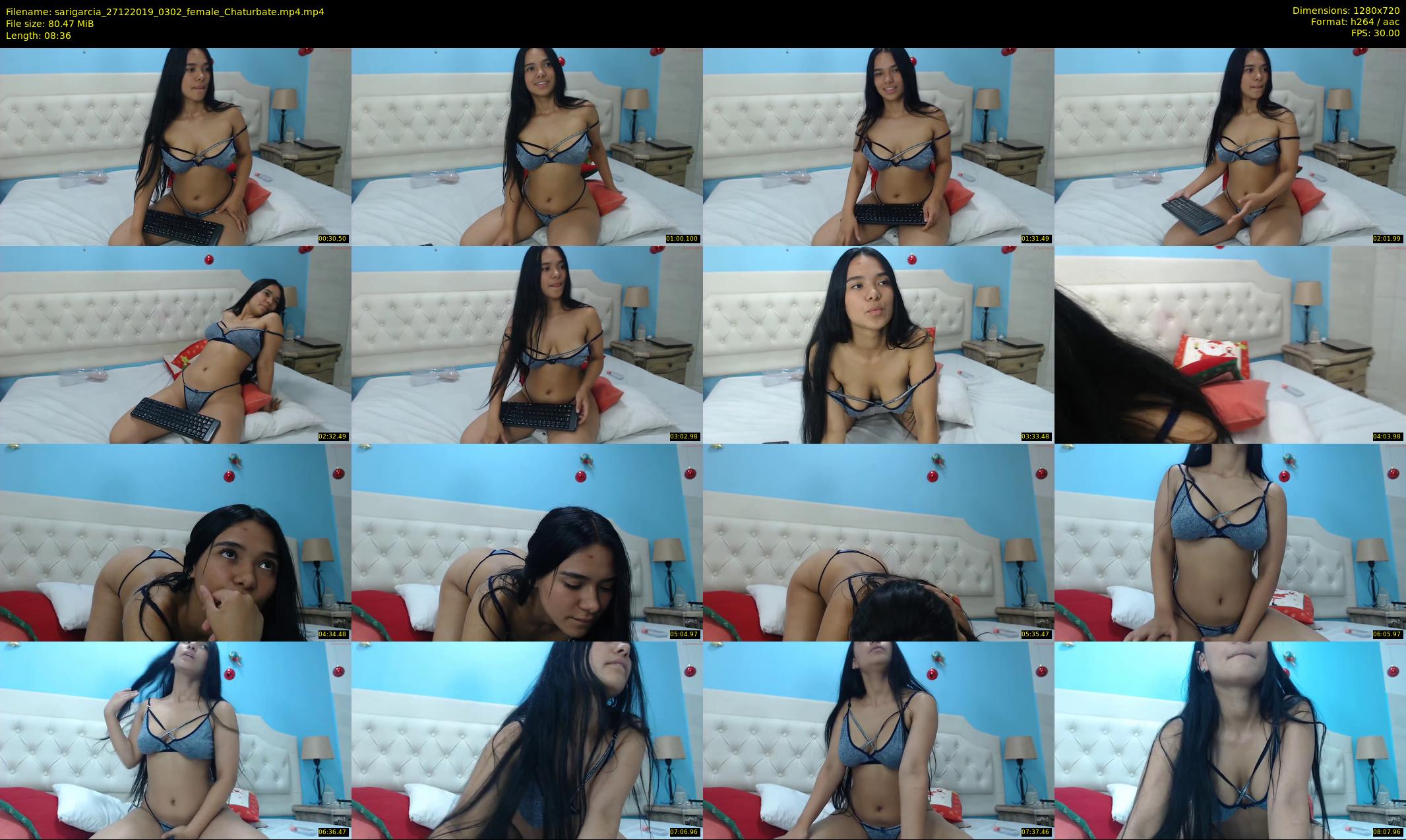 sarigarcia — 9 minute Chaturbate female cam show recording, 720p, Dec 27, 2019