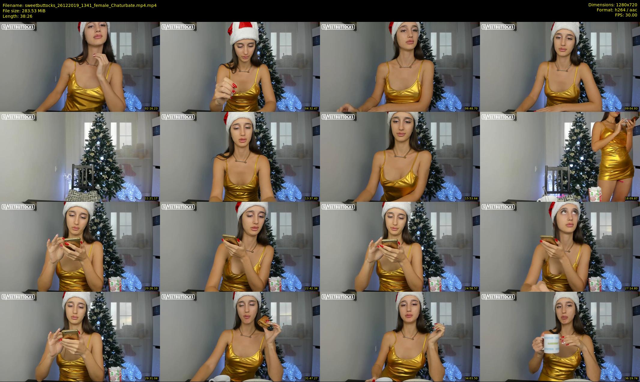sweetbuttocks — 39 minute Chaturbate female cam show recording, 720p, Dec 26, 2019