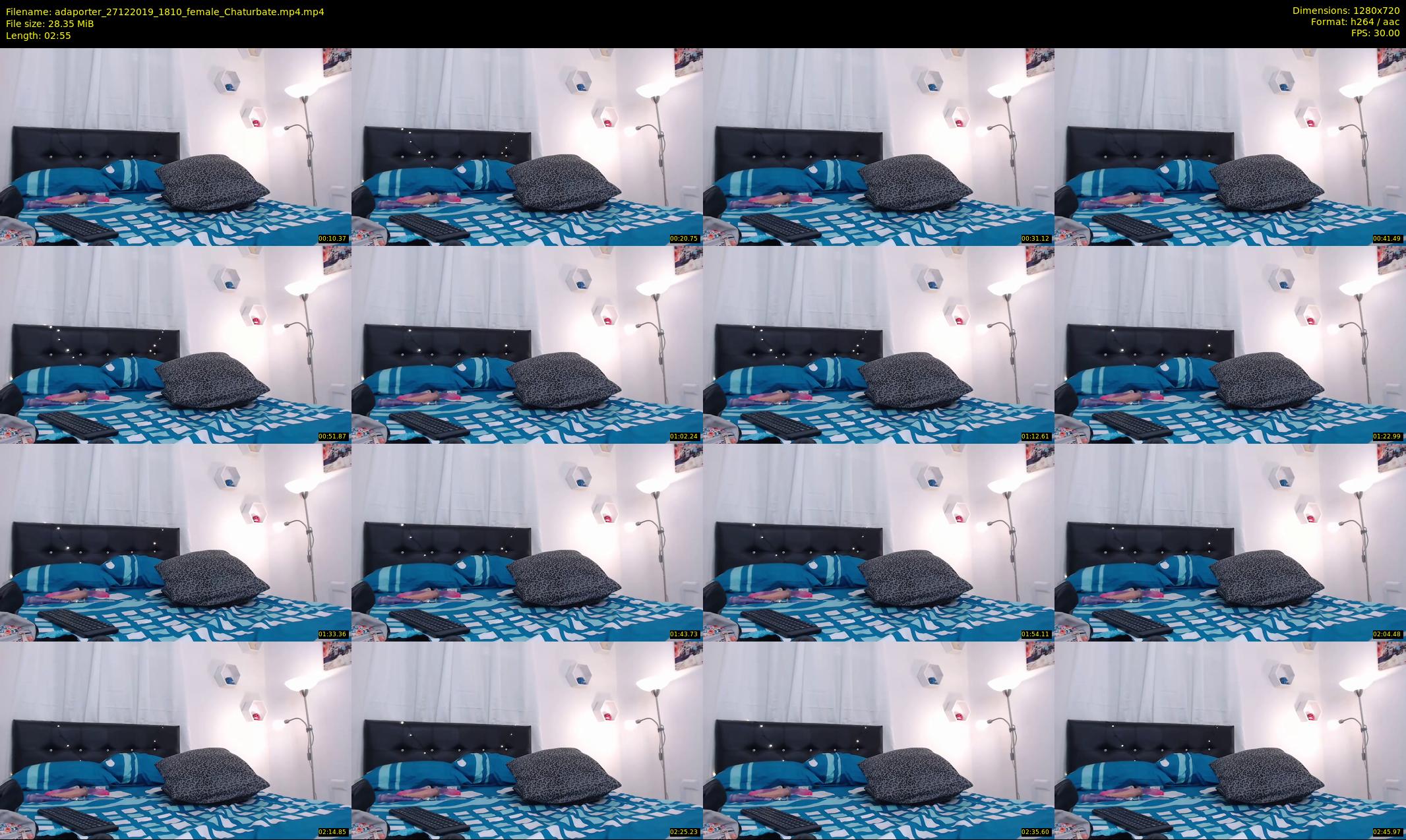 adaporter — 3 minute Chaturbate female cam show recording, 720p, Dec 27, 2019